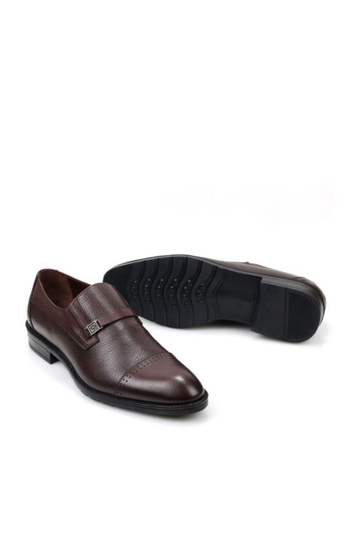 1603 Erkek Klasik Kauçuk Taban Hakiki Deri Ayakkabı - Görsel 8