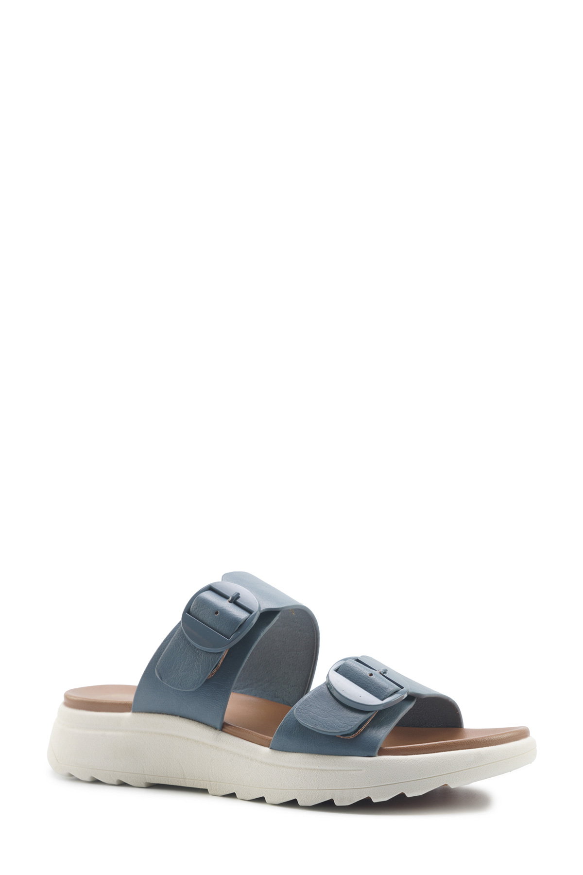 166994.Z5FX Mavi Kadın Terlik - Görsel 3