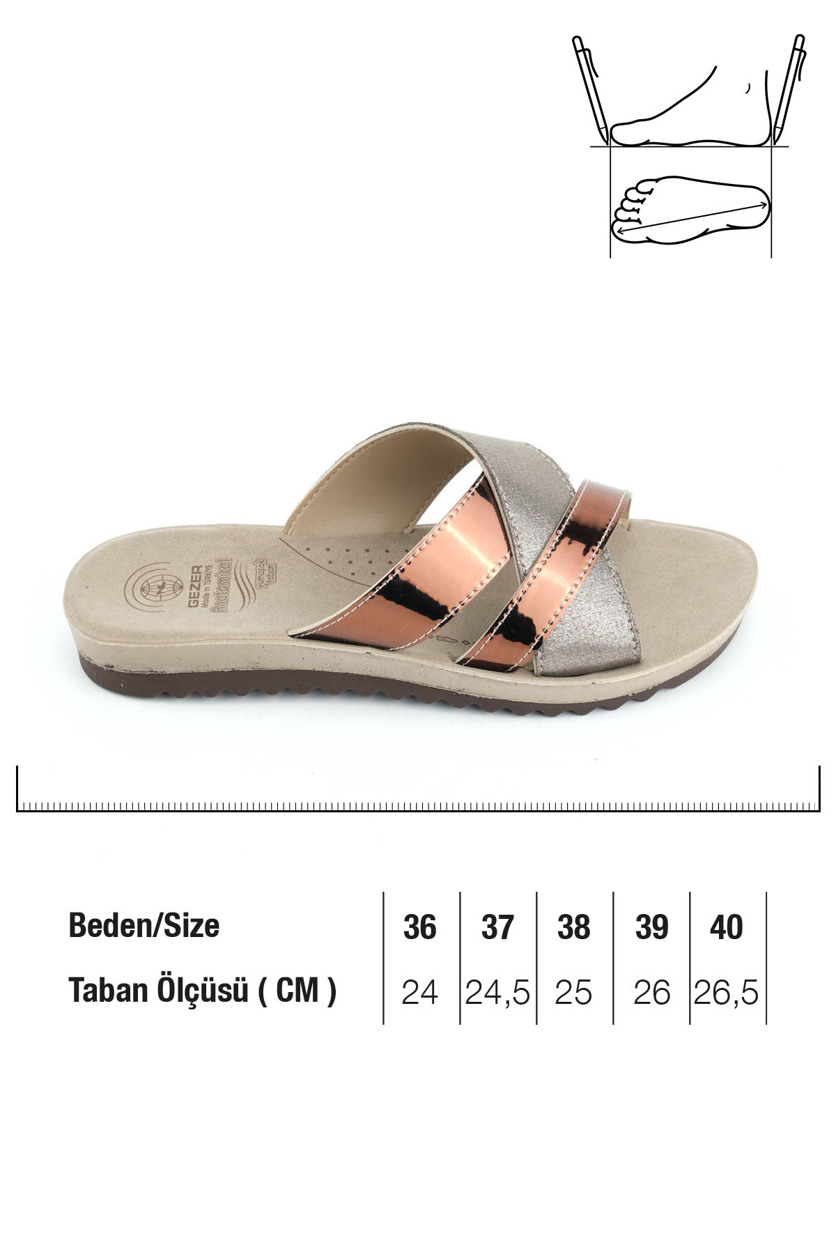 Yazlık Anatomik Yumuşak Taban Kadın Terlik - Görsel 3