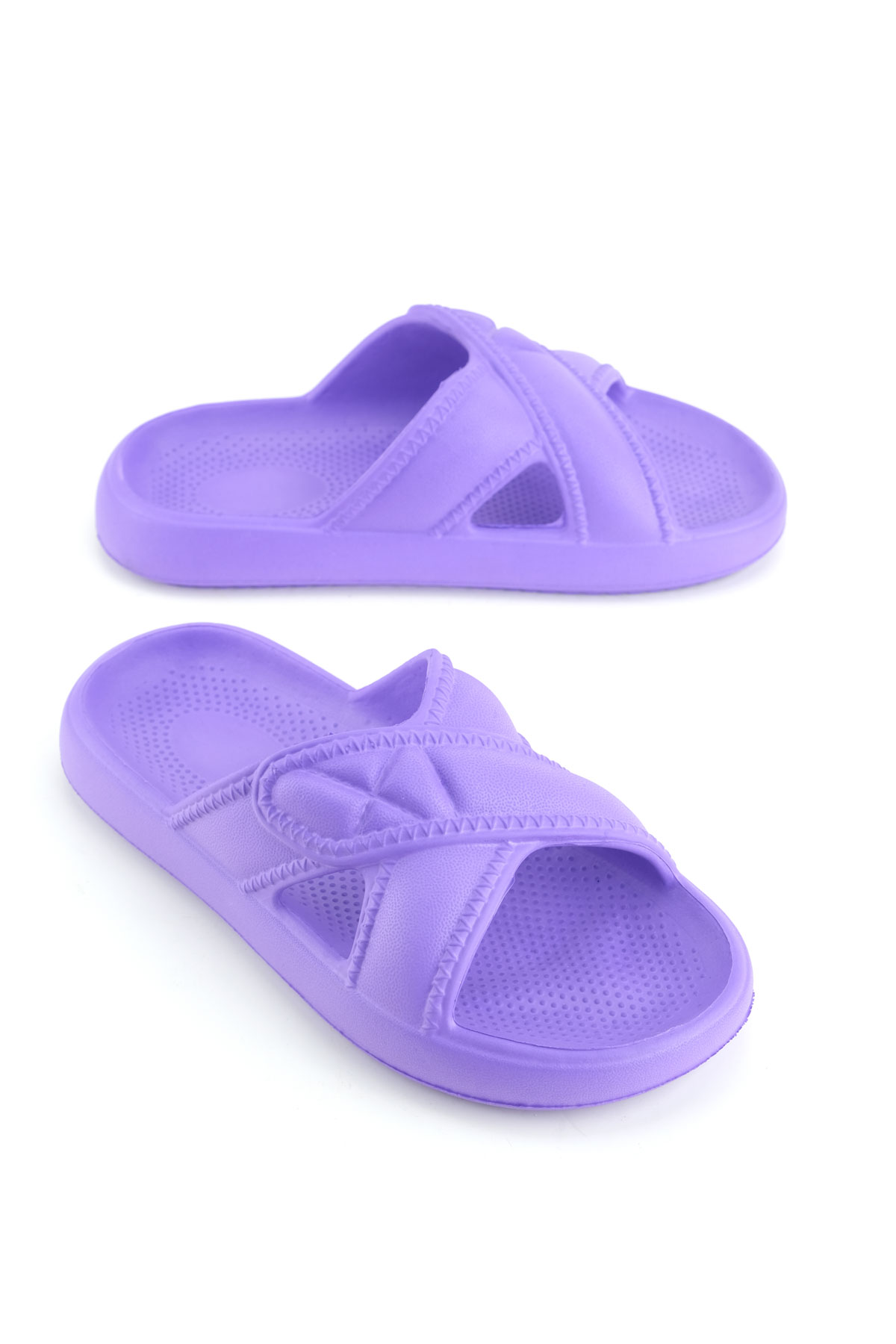 Kadın Yazlık Eva Islak Zemine Uygun Ev Bahçe Banyo Terlik - Görsel 2