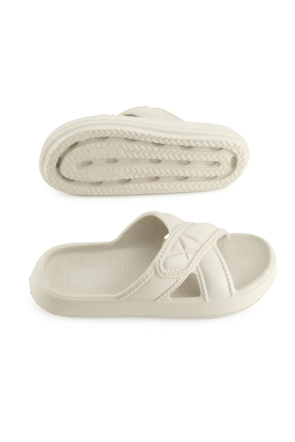 Kadın Yazlık Eva Islak Zemine Uygun Ev Bahçe Banyo Terlik - Görsel 6