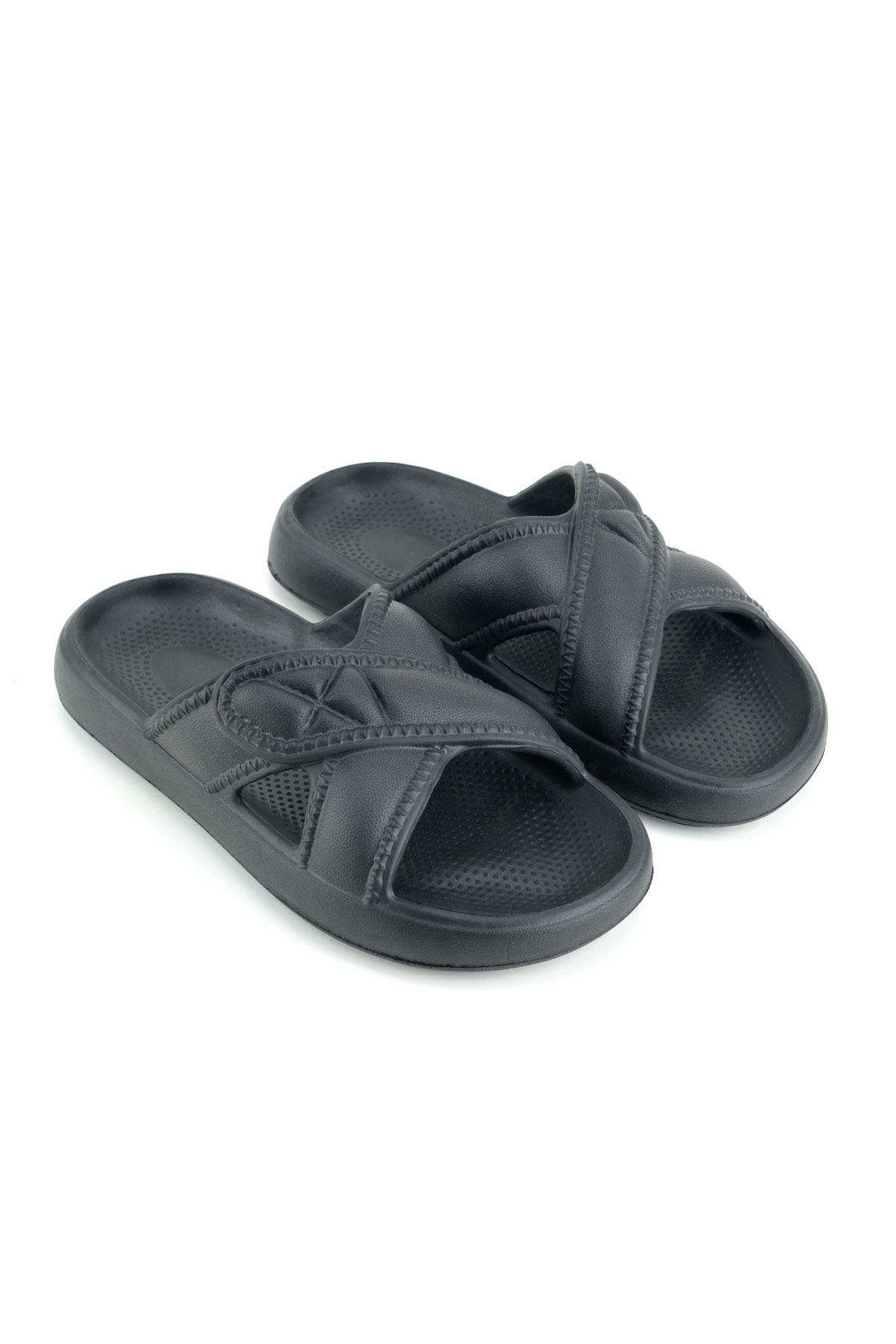 Kadın Yazlık Eva Islak Zemine Uygun Ev Bahçe Banyo Terlik - Görsel 4