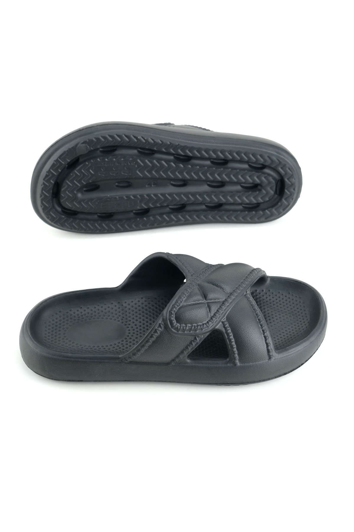 Kadın Yazlık Eva Islak Zemine Uygun Ev Bahçe Banyo Terlik - Görsel 6