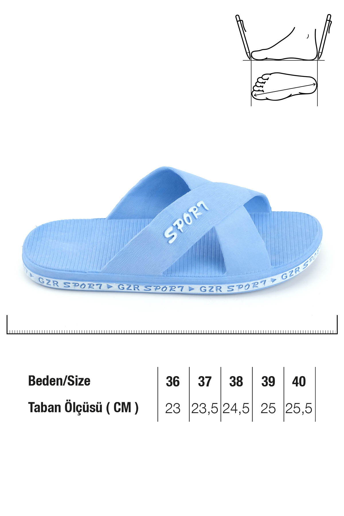 Erkek Yazlık Airblow Islak Zemine Uygun Günlük Ev Bahçe Havuz Terlik - Görsel 3