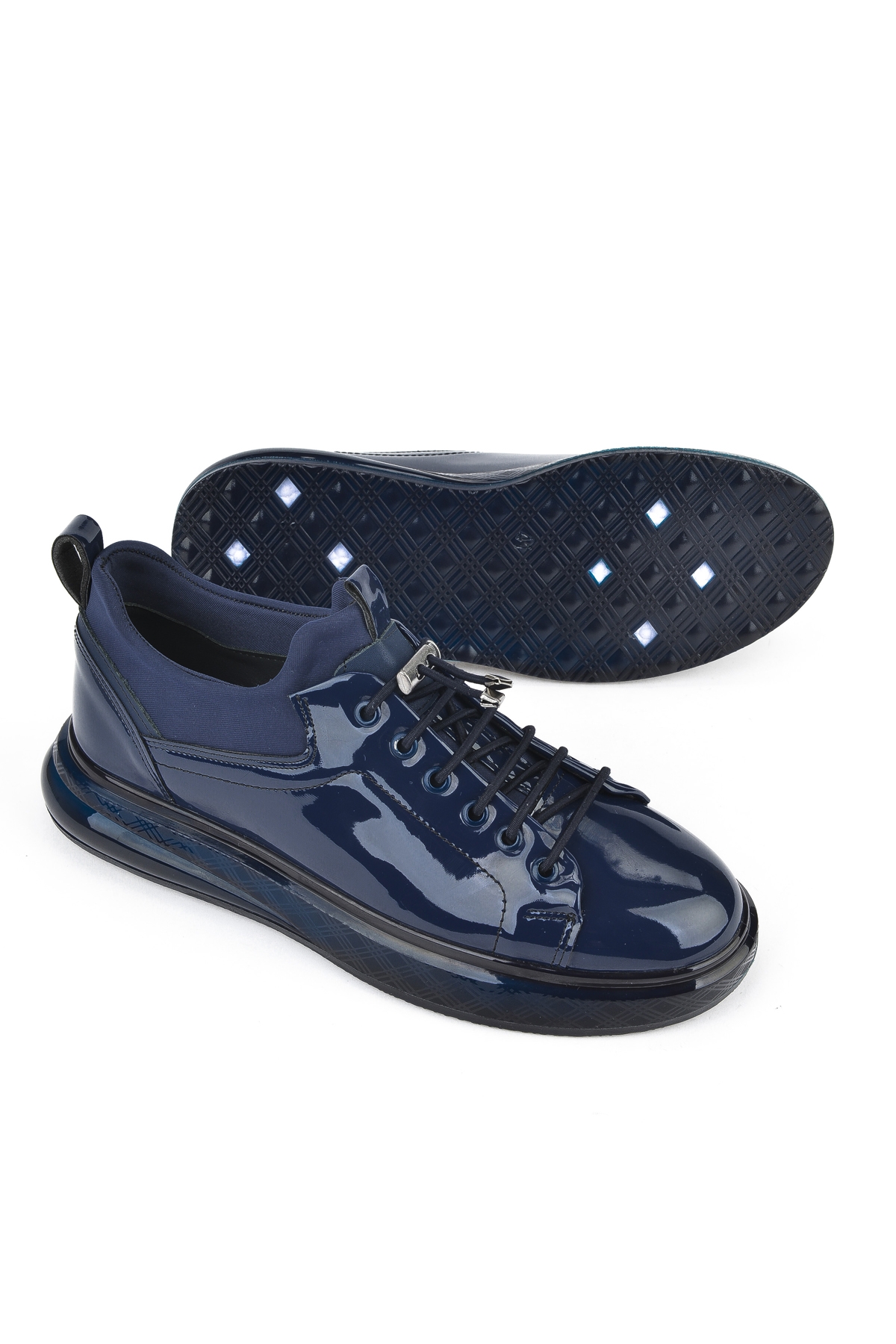 Erkek Vegan Deri Ayakkabı 1511023Z708122 Lacivert - Görsel 5