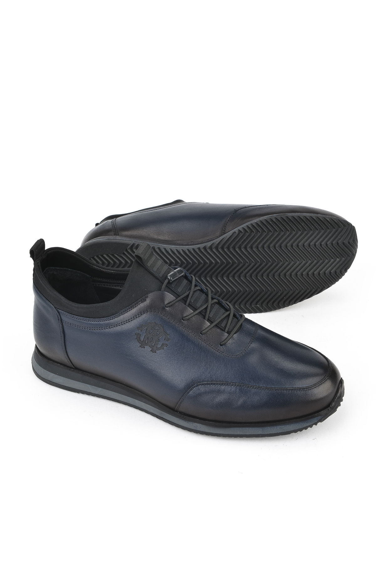 Erkek Hakiki Deri Ayakkabı 151745Z0807 Lacivert - Görsel 5