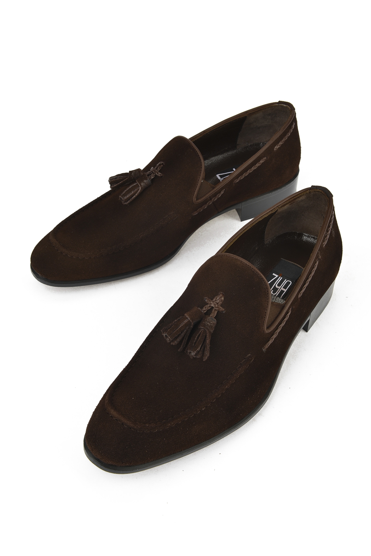 Erkek Hakiki Deri Klasik Ayakkabı 151985Z1001 Kahve - Görsel 6