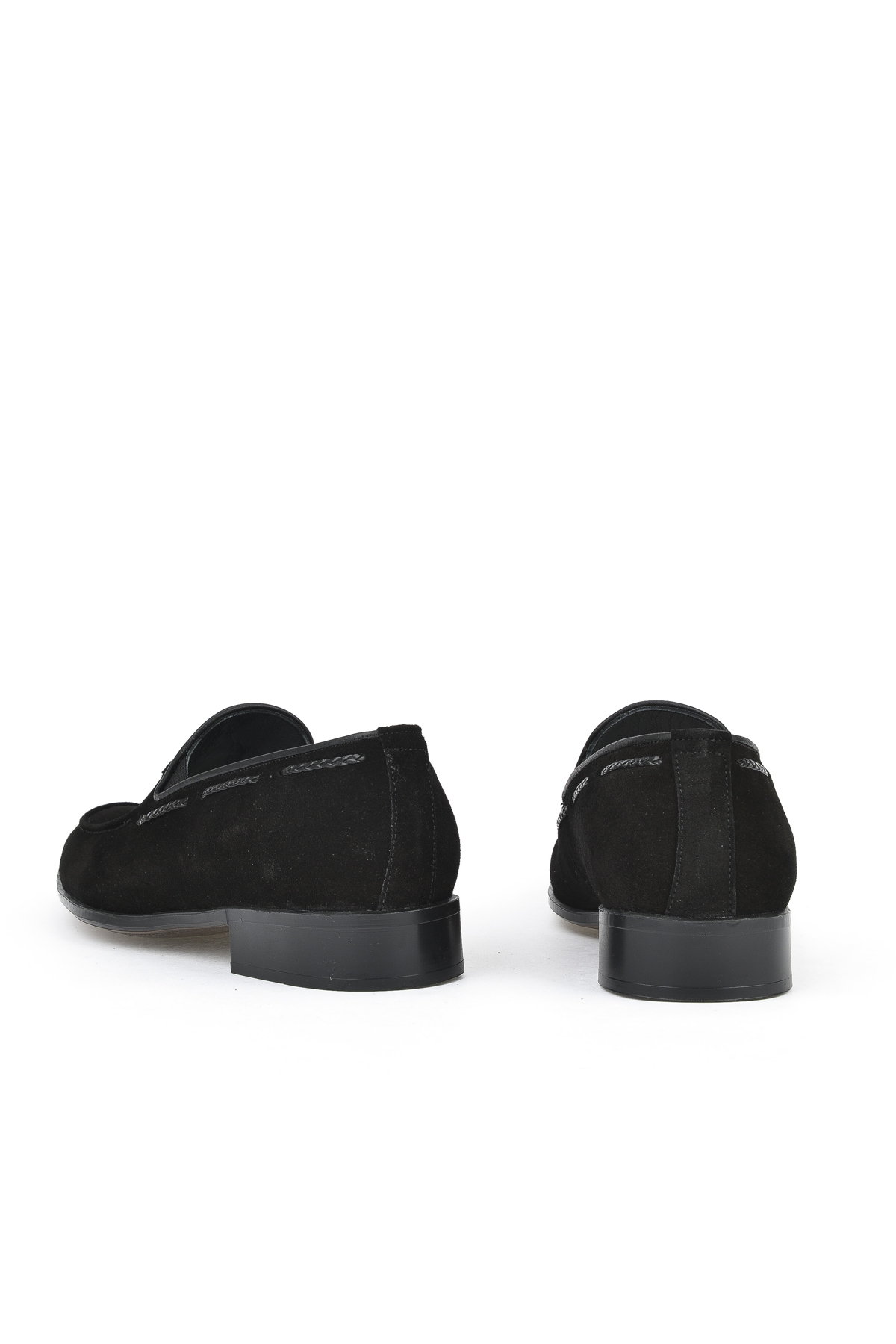 Erkek Hakiki Deri Klasik Ayakkabı 151985Z1001 Siyah - Görsel 4