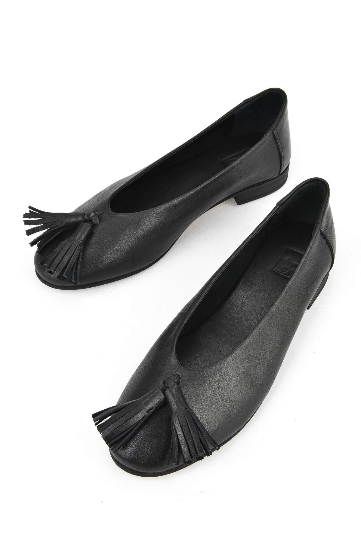 Hakiki Deri Kadın Babet 1511033Z2145 Siyah - Görsel 6