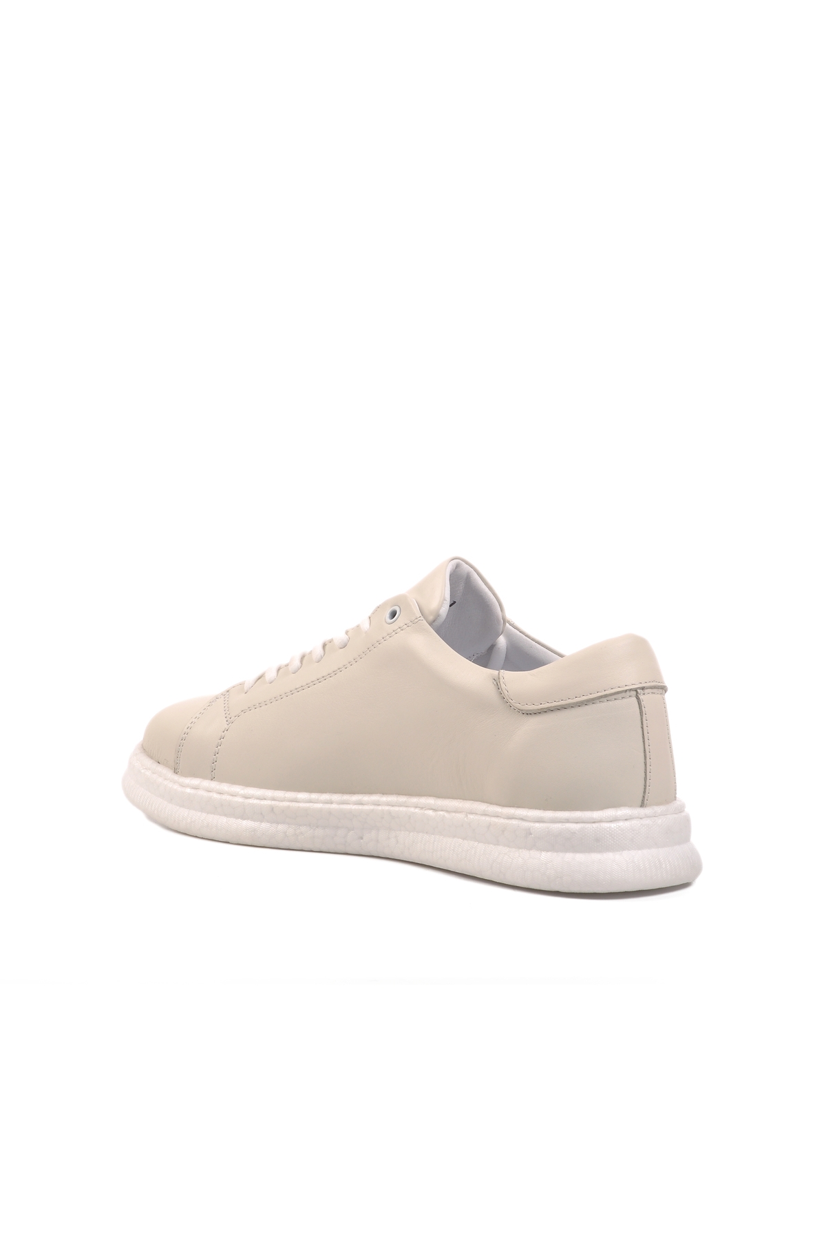 Beyaz Hakiki Deri Hafif Casual Ayakkabı 251013 M - Görsel 5