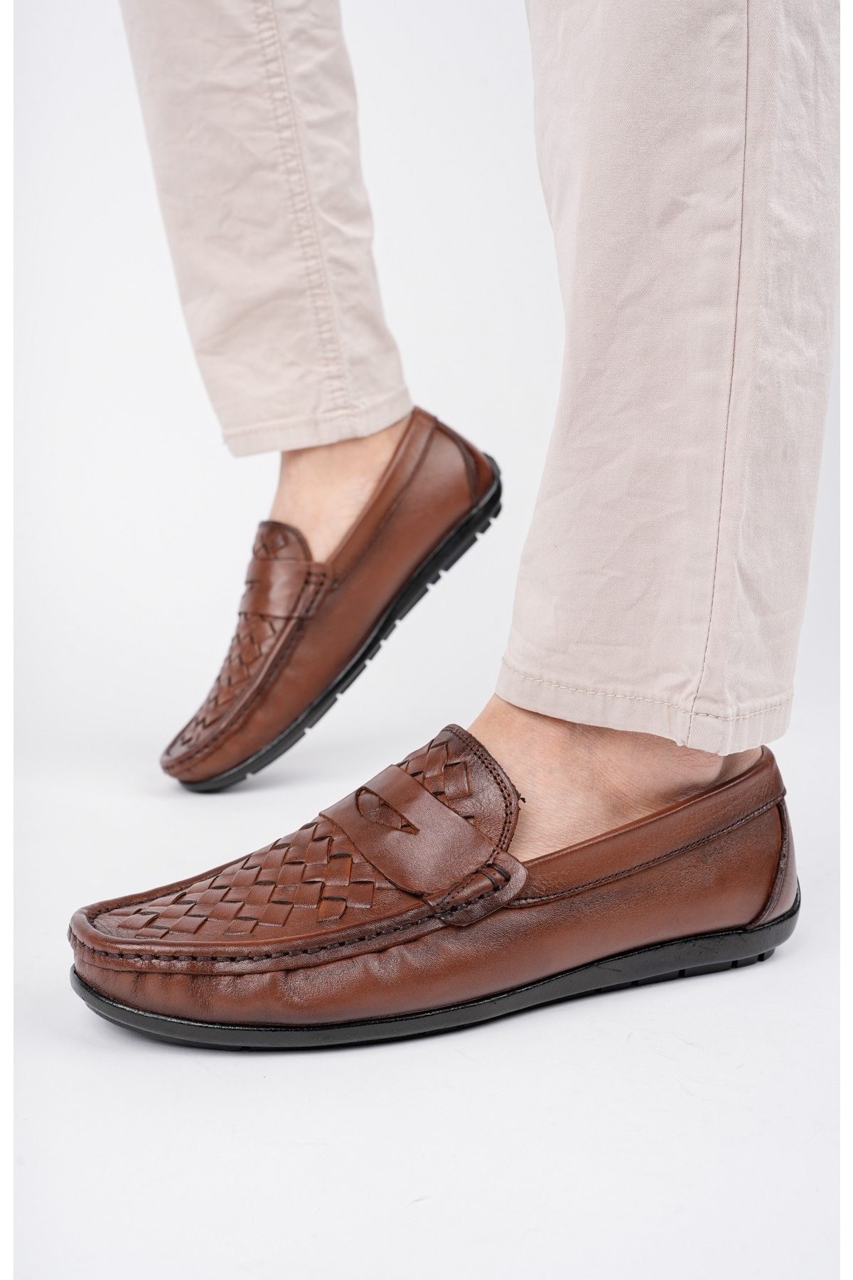 WOLTZ Garantili Klasik Hakiki Deri Günlük Erkek Ayakkabı - Görsel 7