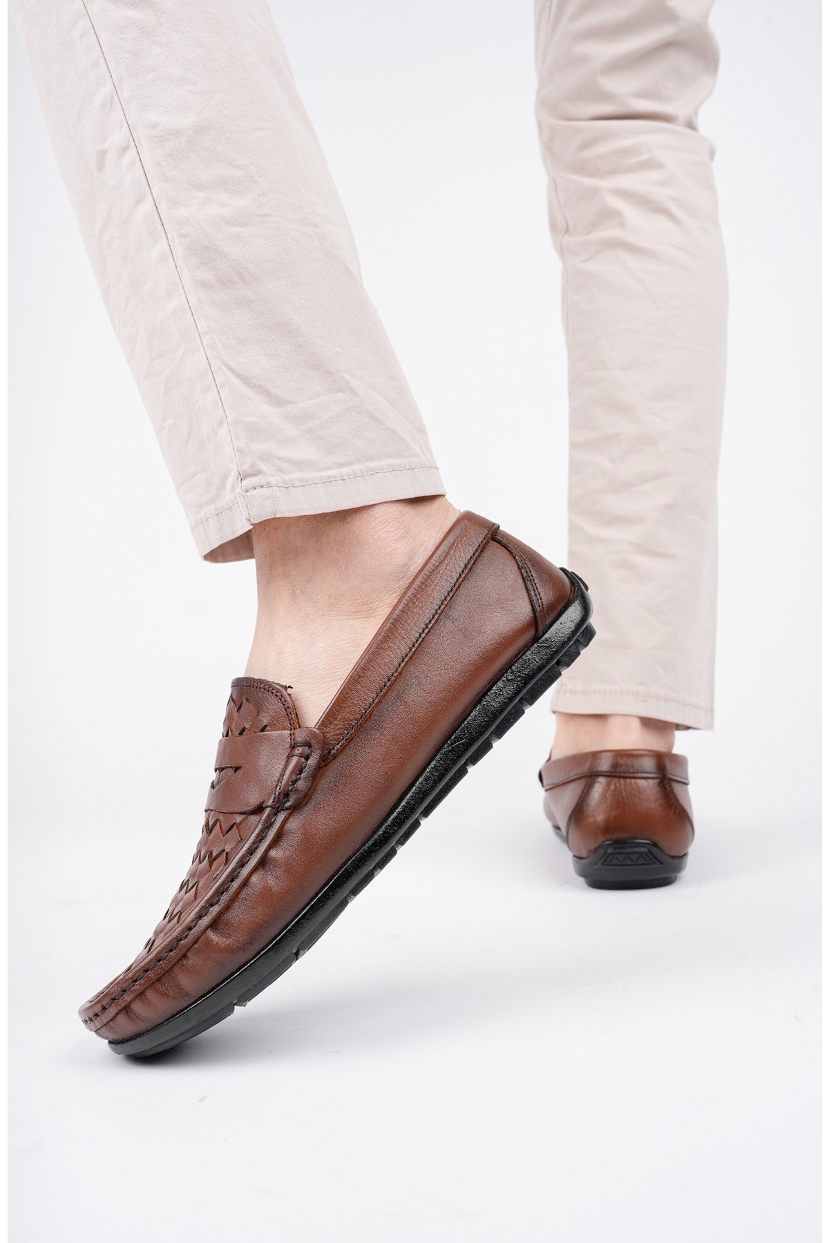 WOLTZ Garantili Klasik Hakiki Deri Günlük Erkek Ayakkabı - Görsel 8