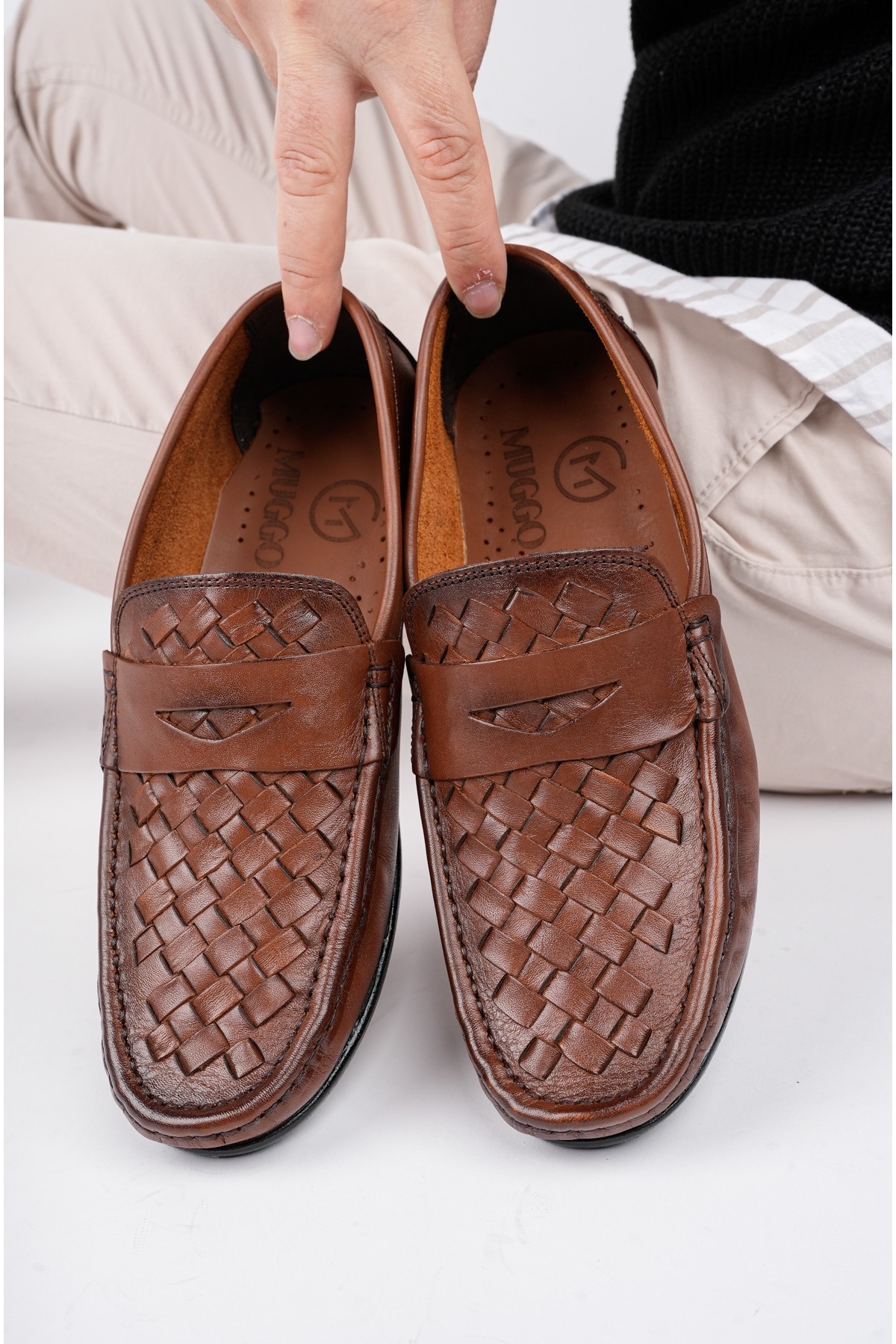 WOLTZ Garantili Klasik Hakiki Deri Günlük Erkek Ayakkabı - Görsel 10