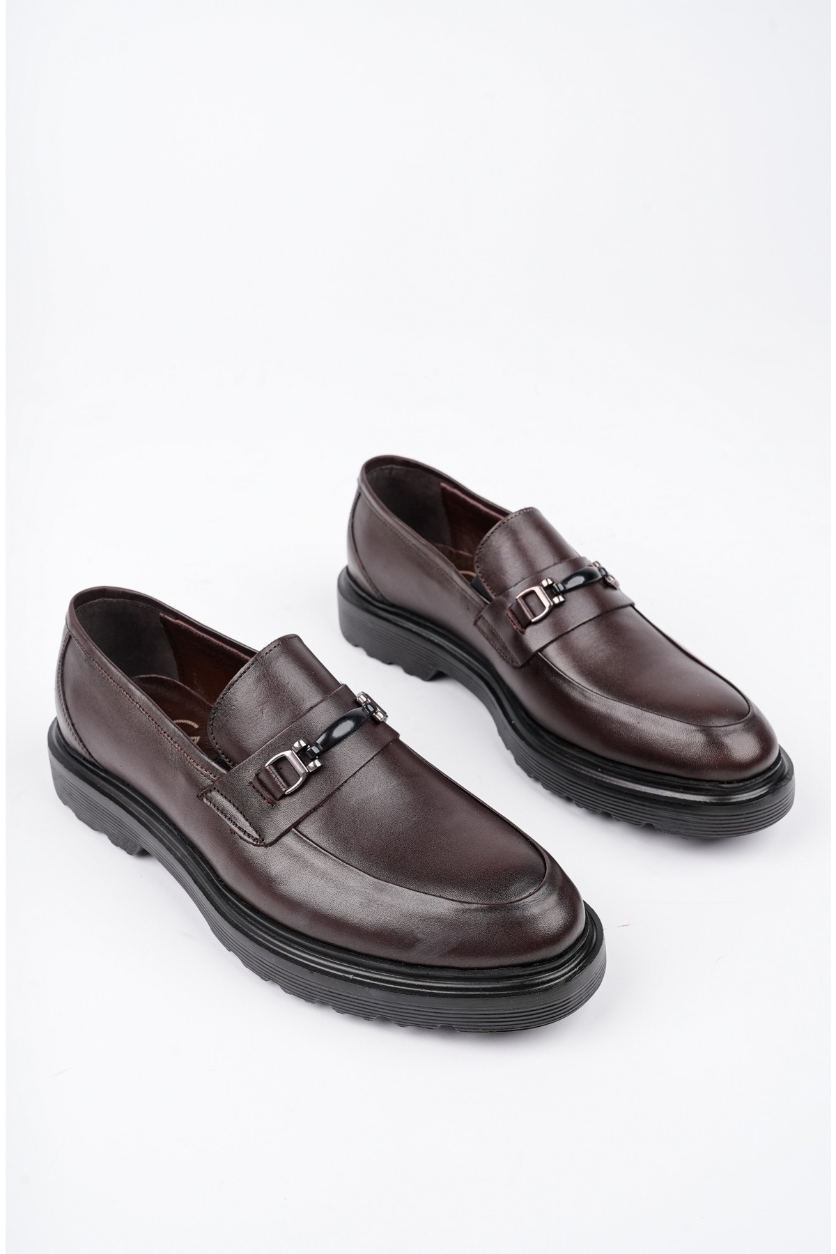 FABREGAS Hakiki Deri Klasik Günlük Ortopedik Erkek Ayakkabı - Görsel 3