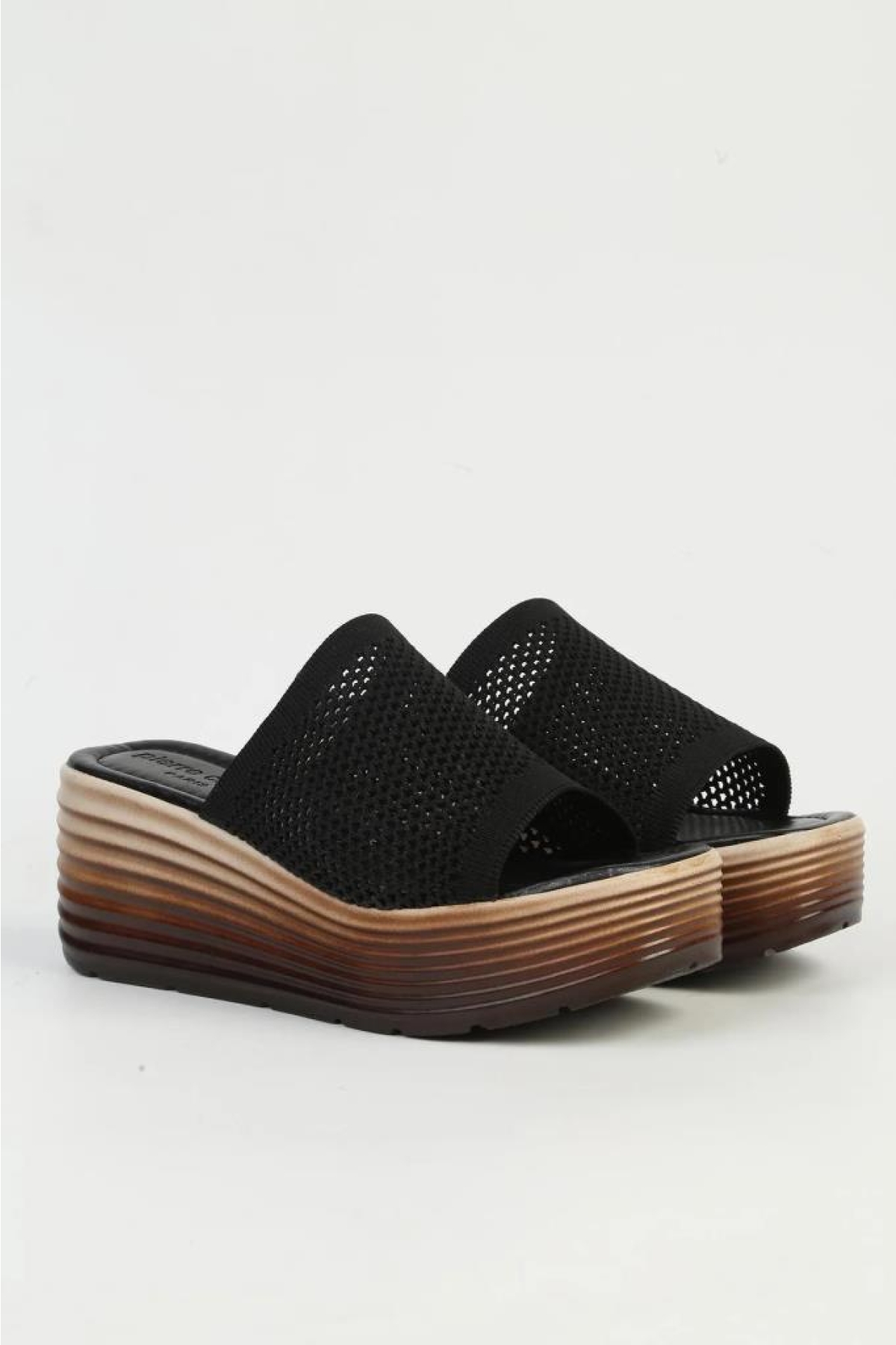 PC-54574 Dolgu Topuk Kadın Günlük Terlik - Görsel 3