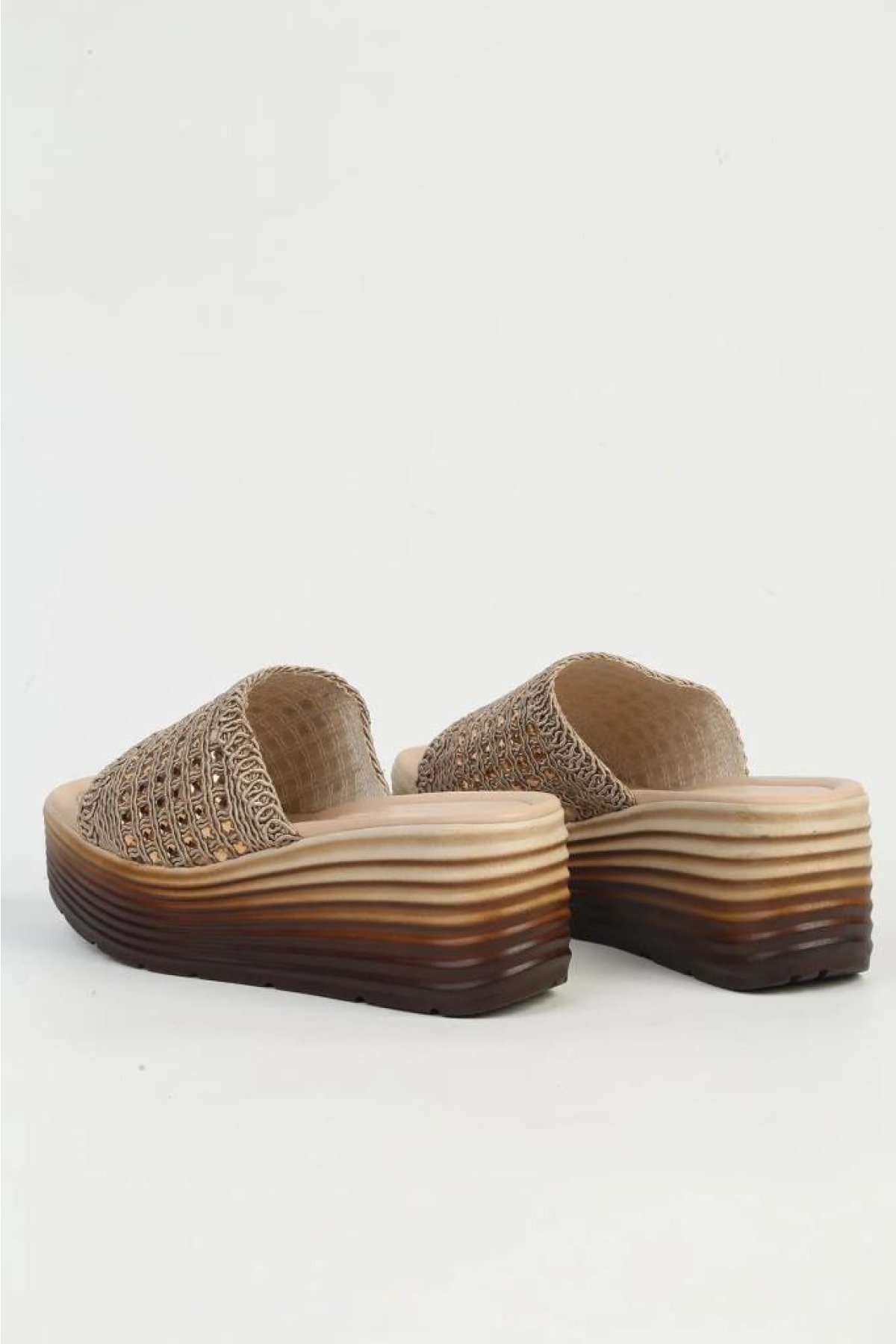 PİERRE CARDİN Dolgu Topuk Kadın Günlük Terlik PC-54573 - Görsel 4