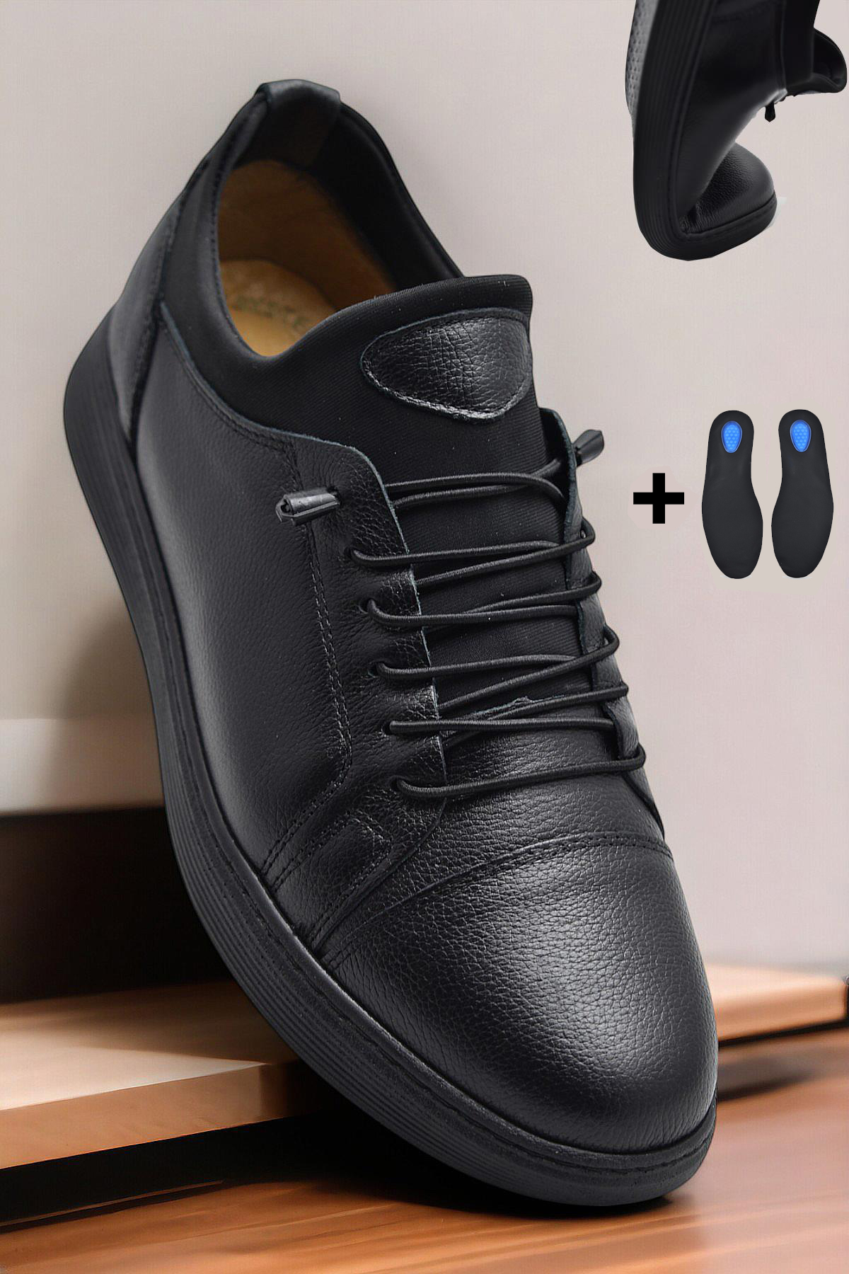 TAB400 Ortopedik Taban Hakiki Deri Erkek Ayakkabı Casual Günlük Erkek Ayakkabı - Görsel 4