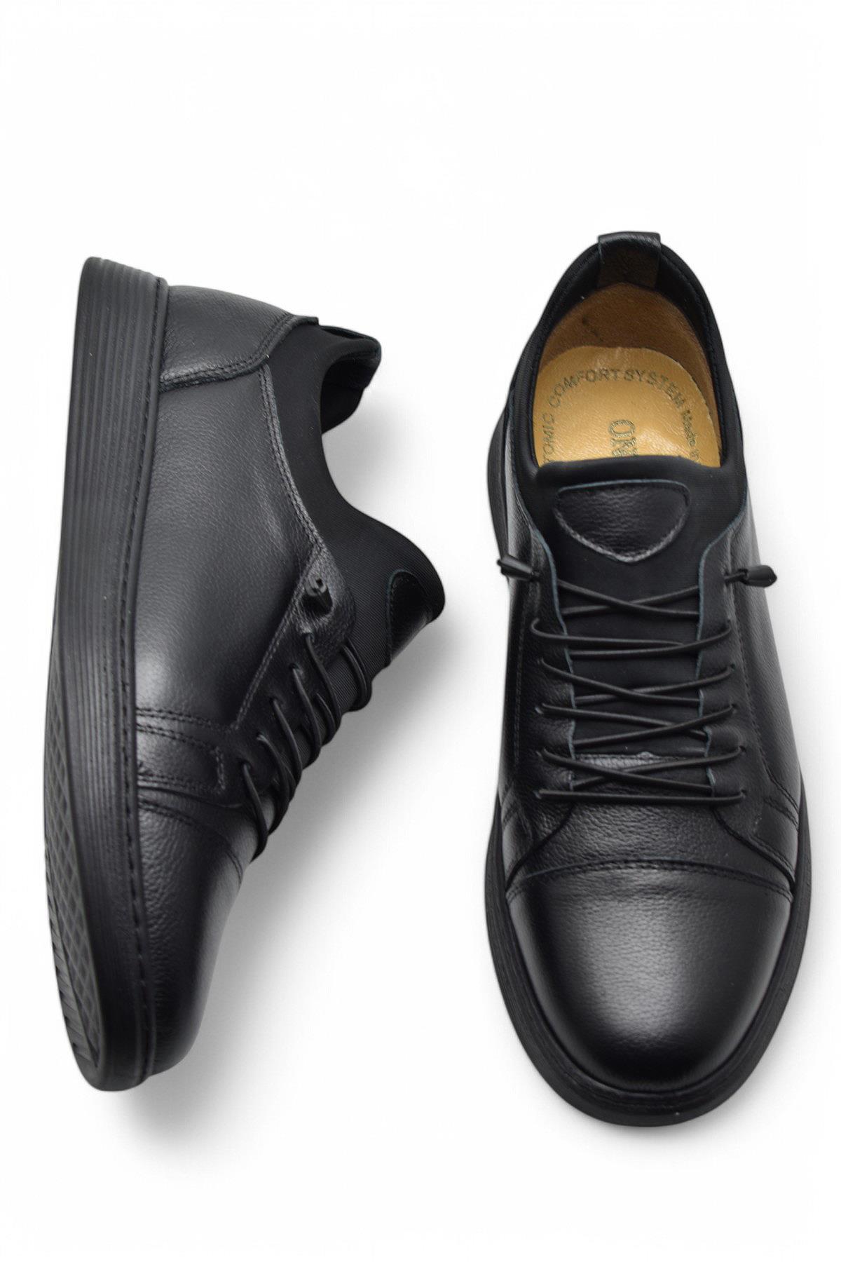 TAB400 Ortopedik Taban Hakiki Deri Erkek Ayakkabı Casual Günlük Erkek Ayakkabı - Görsel 8