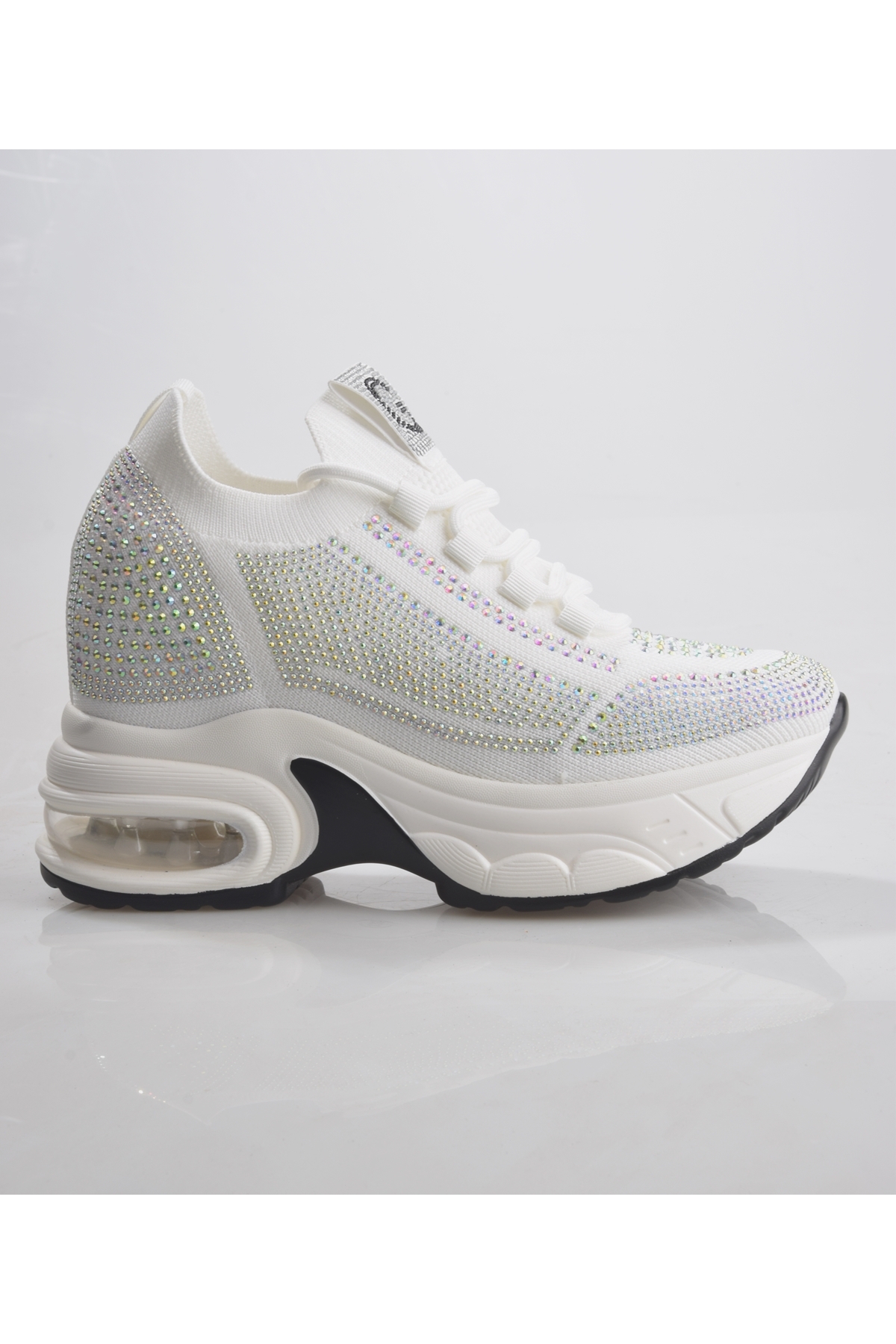25Y300-17 Kadın Dolgu Topuk Spor Ayakkabı - Görsel 2
