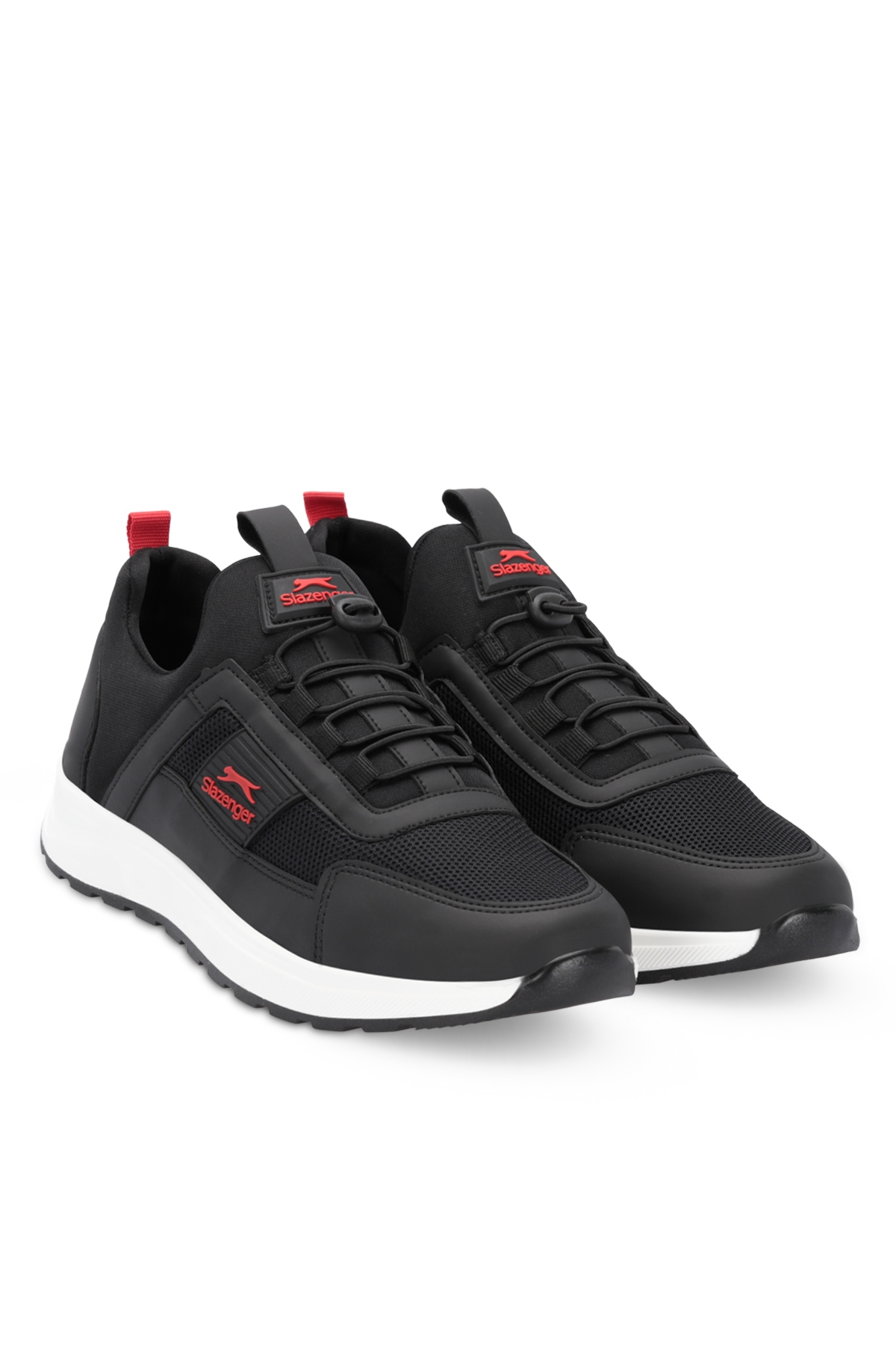 TADDEO I Erkek Sneaker Ayakkabı Siyah / Kırmızı - Görsel 3