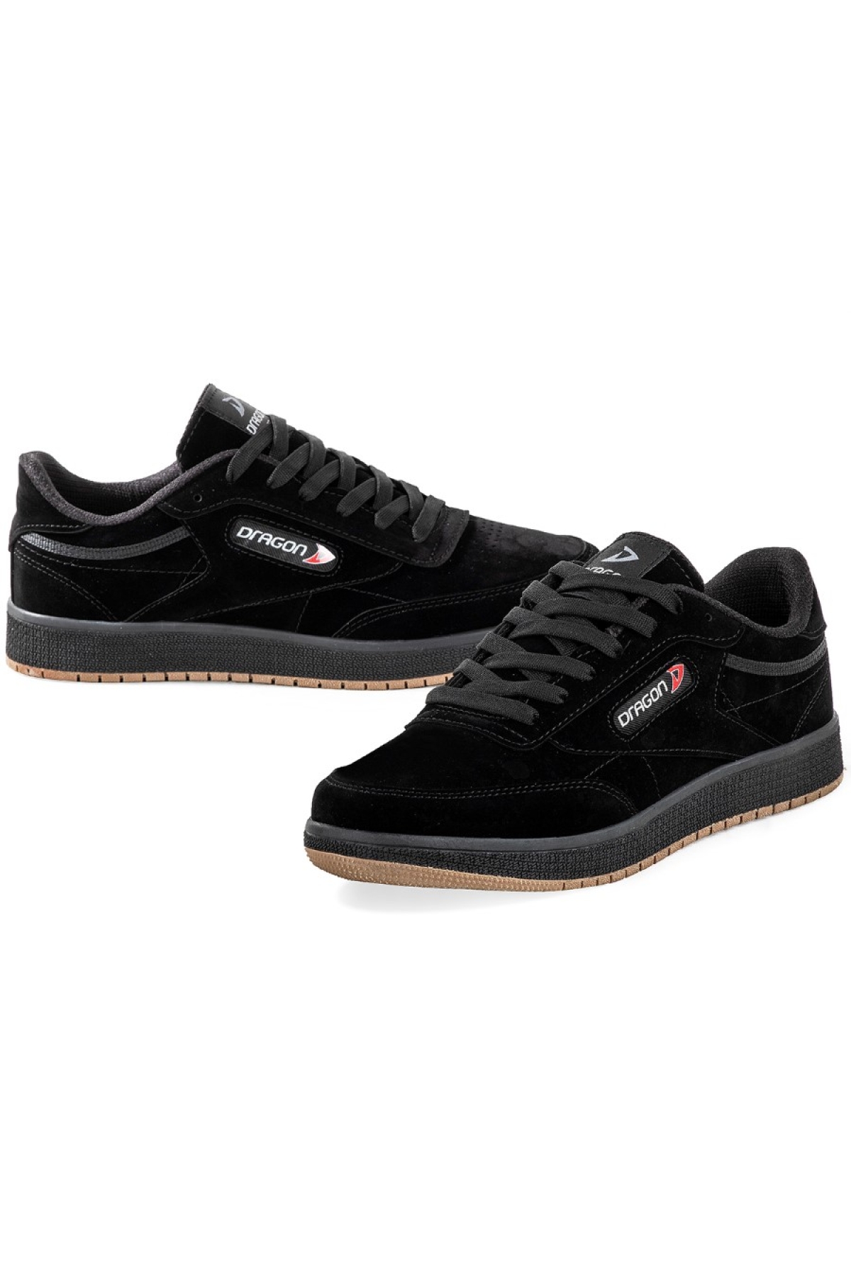 Ayakkabix Sneaker Erkek Spor Ayakkabı Günlük Yürüyüş Siyah-siyah - Görsel 3