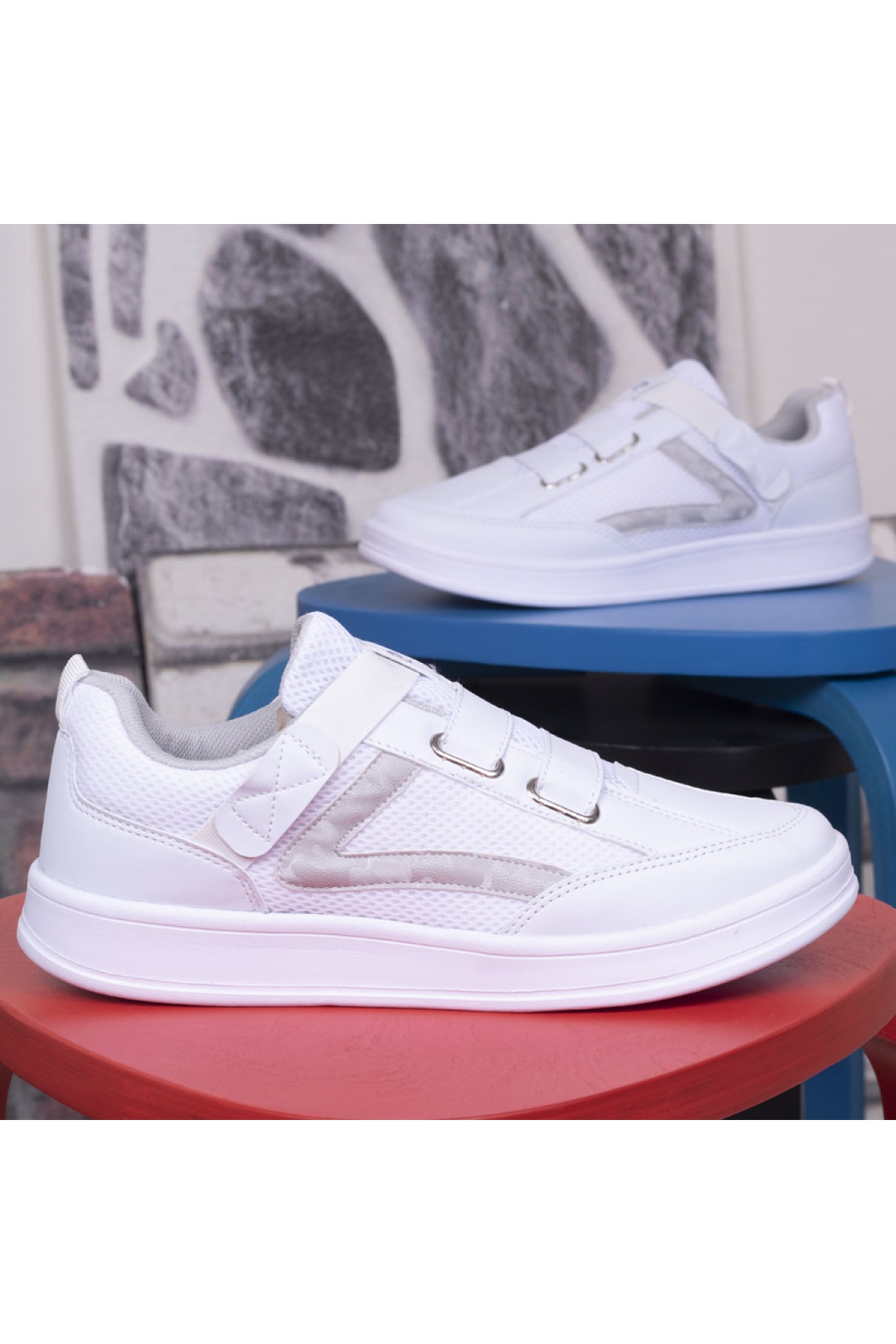 Pierre Cardin Kuzza Günlük Erkek Spor Ayakkabı Beyaz - Görsel 2