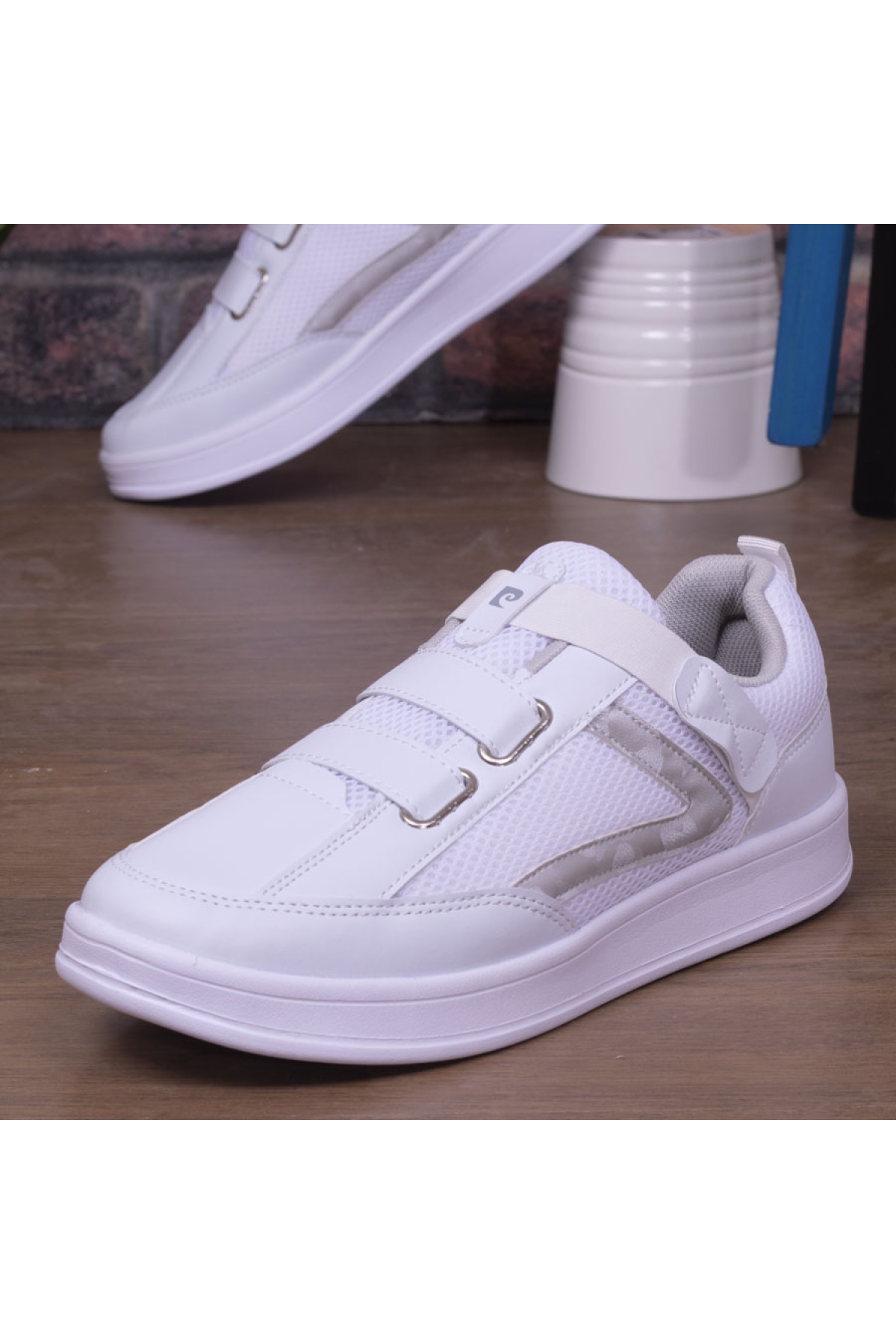 Pierre Cardin Kuzza Günlük Erkek Spor Ayakkabı Beyaz - Görsel 4