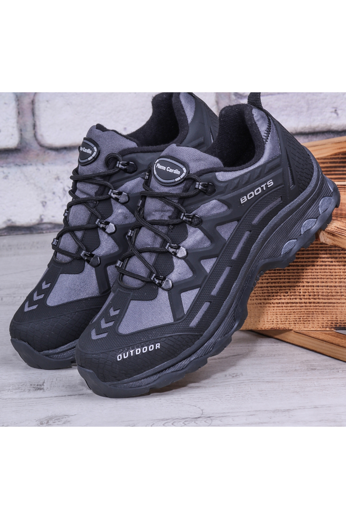 Doze Su Kar Kışlık Kaymaz Erkek Ayakkabı Bot Lacivert - Görsel 3