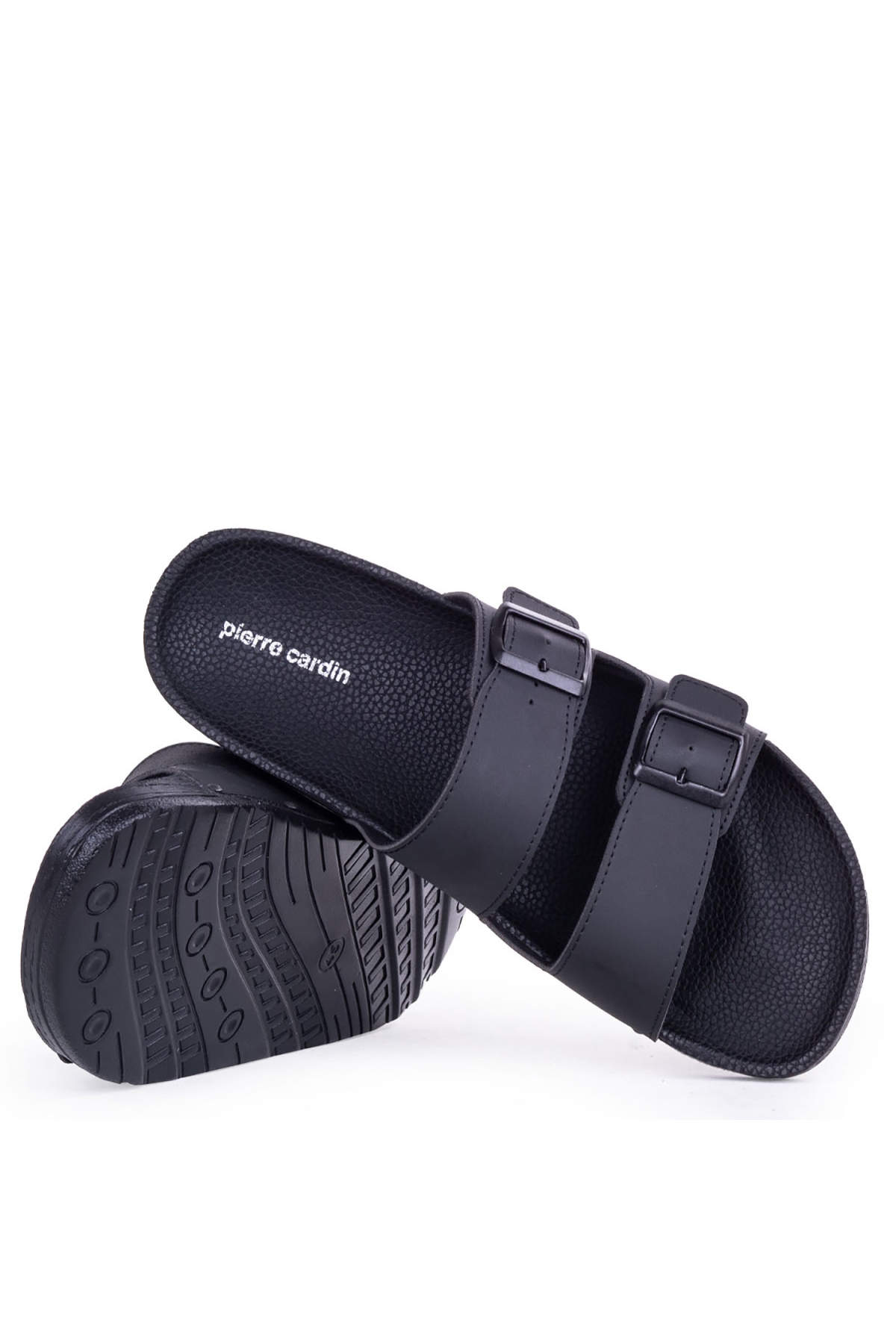 Bahamma Günlük İki Tokalı Erkek Terlik 7038 Siyah - Görsel 5