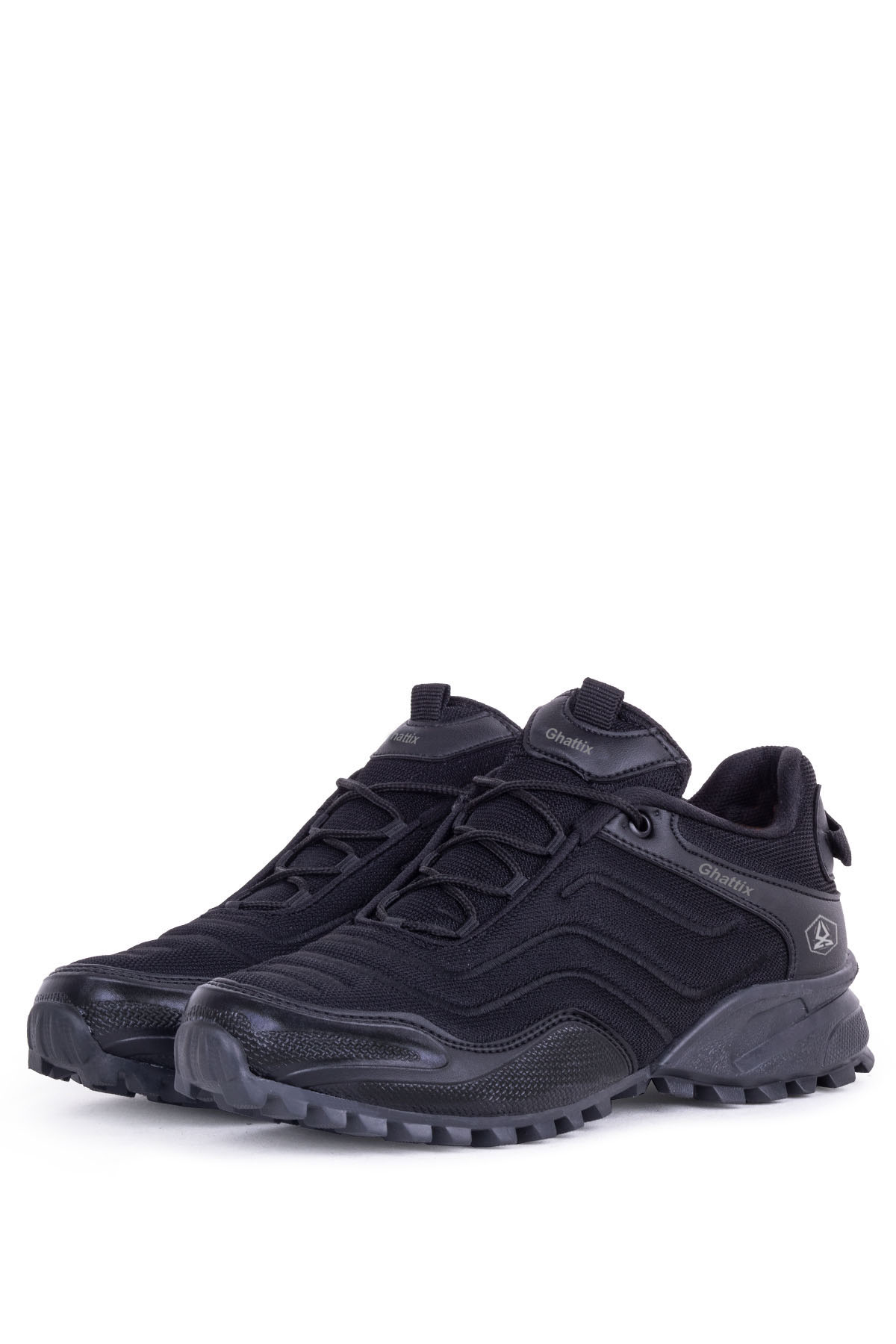 Fzl55 Erkek Spor Ayakkabı Yürüyüş Koşu Günlük Siyah - Görsel 4