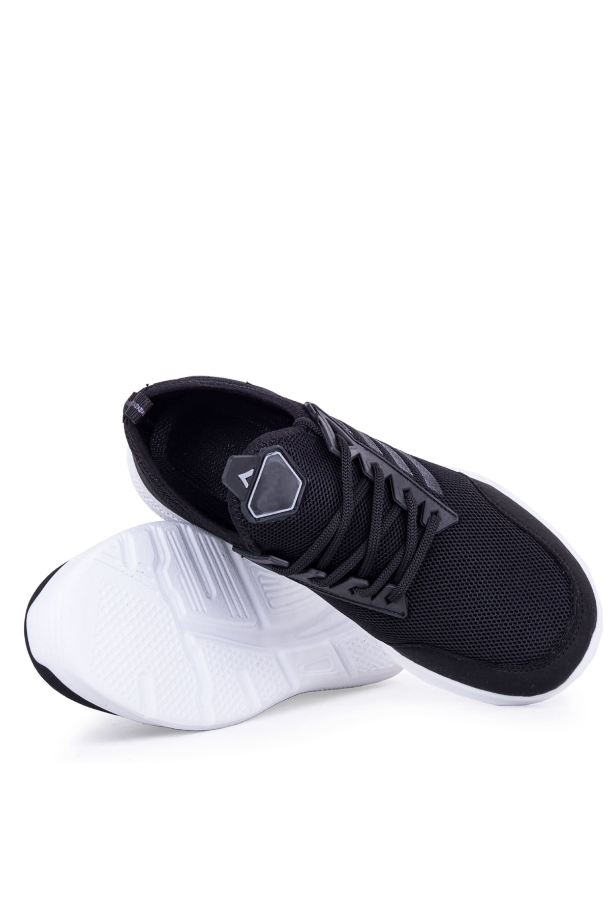 Run Günlük Erkek Spor Ayakkabı Yürüyüş Koşu Siyah - Görsel 5