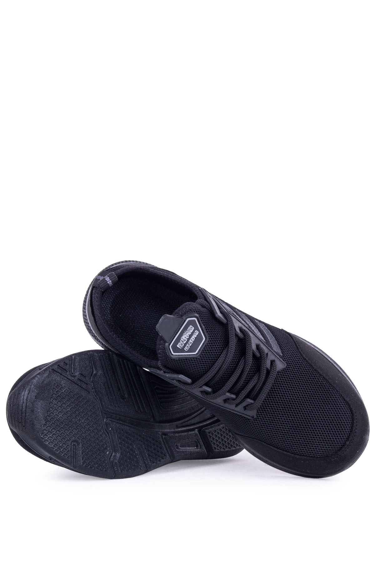 Walk Bağsız Rahat Erkek Spor Ayakkabı Yürüyüş Koşu Siyah Siyah - Görsel 5