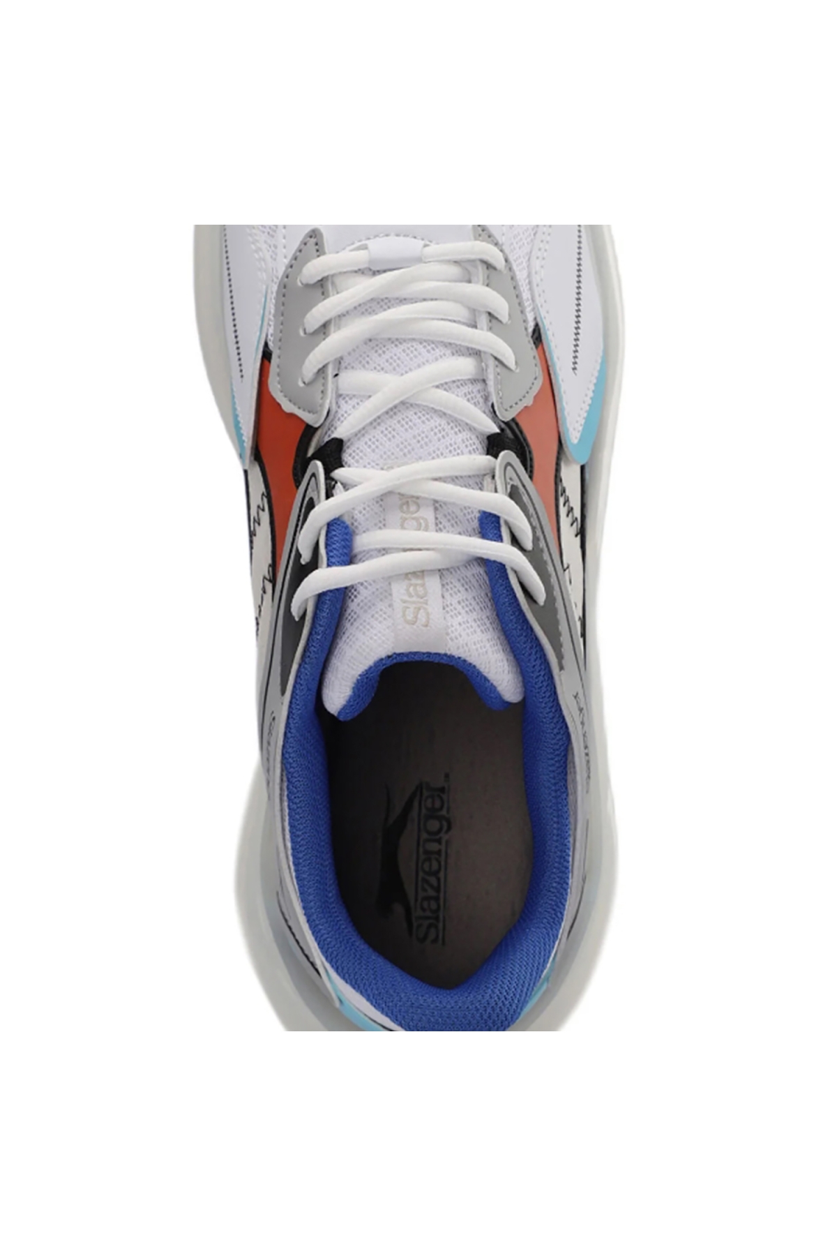 Erkek Spor Ayakkabı Sneaker Şeffaf Balon Taban Beyaz - Görsel 5