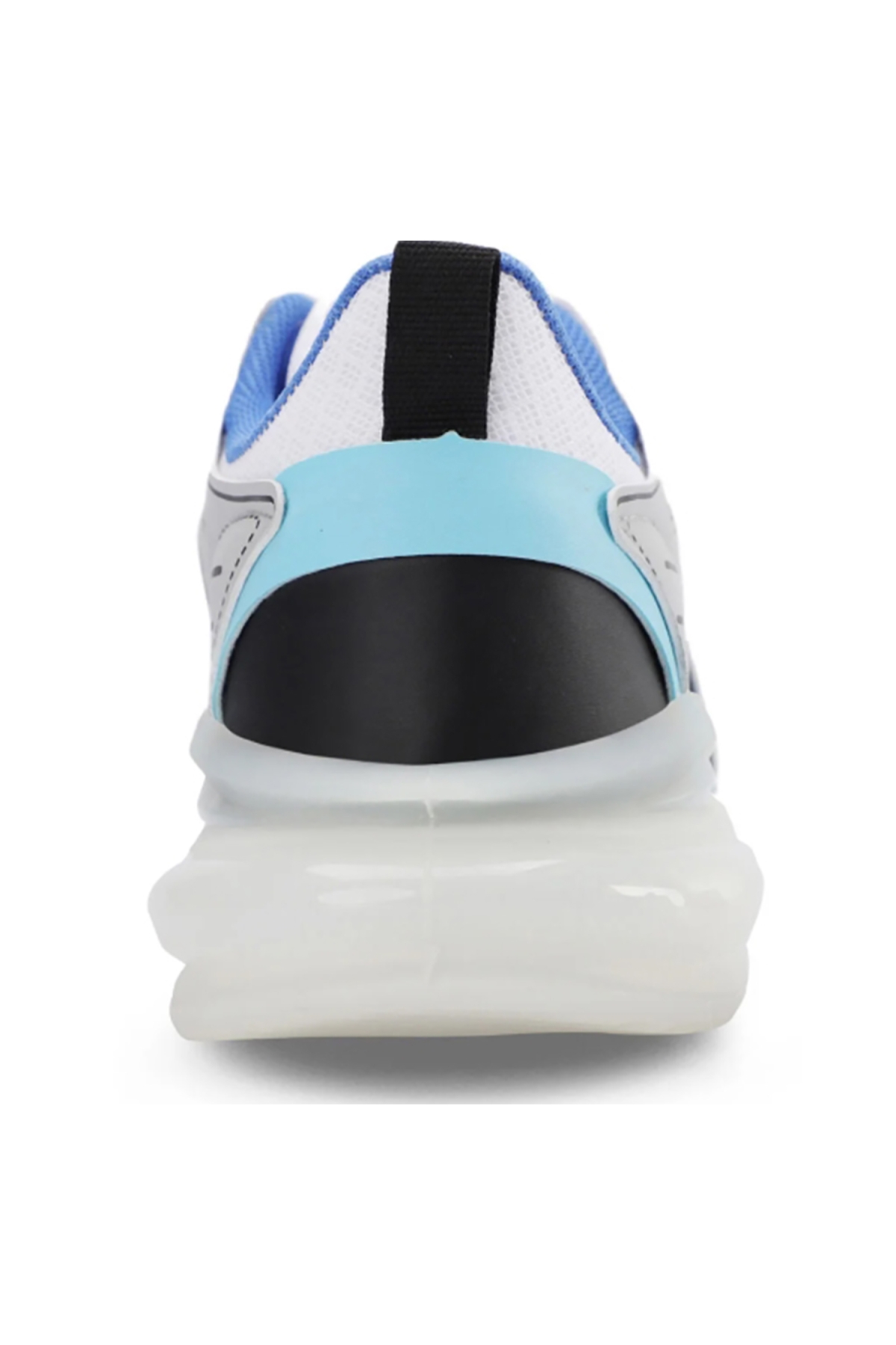 Erkek Spor Ayakkabı Sneaker Şeffaf Balon Taban Beyaz - Görsel 6