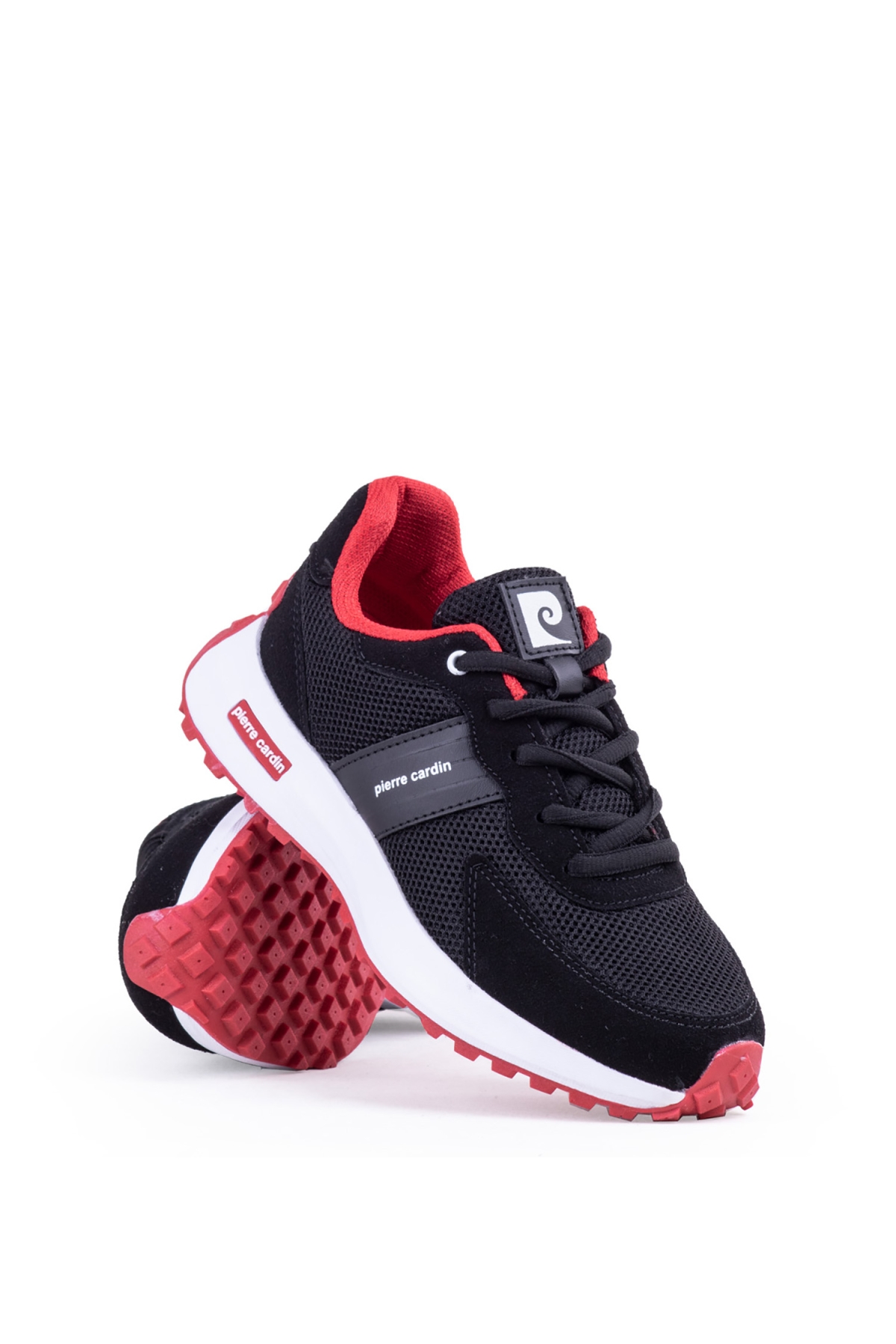 31385 Sneaker Kadın Günlük Spor Ayakkabı Siyah Beyaz - Görsel 4