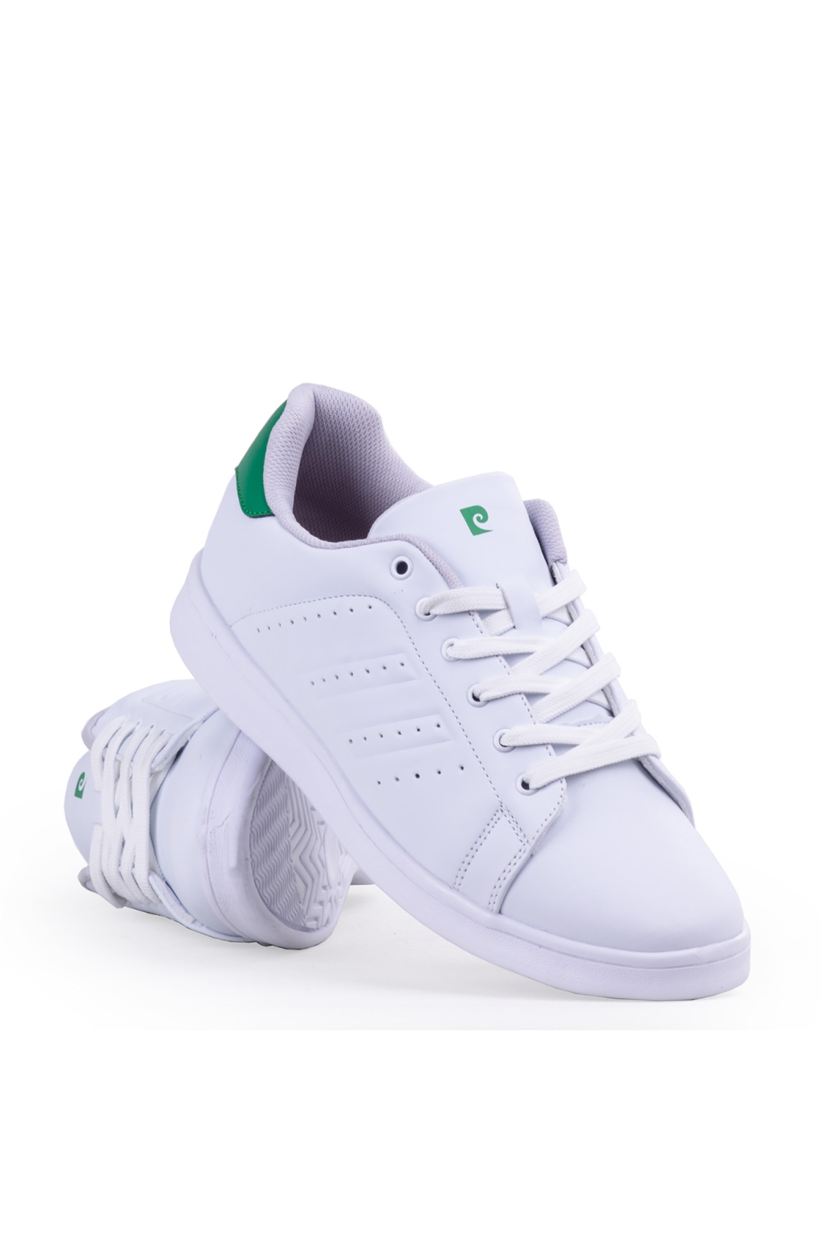 10152 Günlük Erkek Sneaker Ayakkabı Beyaz Yeşil - Görsel 4