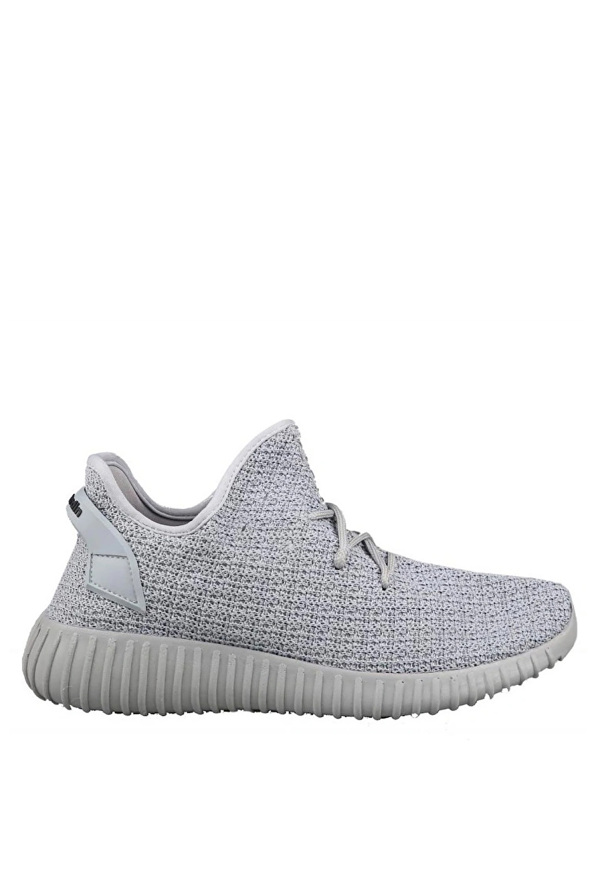 Pierre Cardiin Erkek Spor Aakkabı Yazlık Yeezy Bağsız Gri - Görsel 2