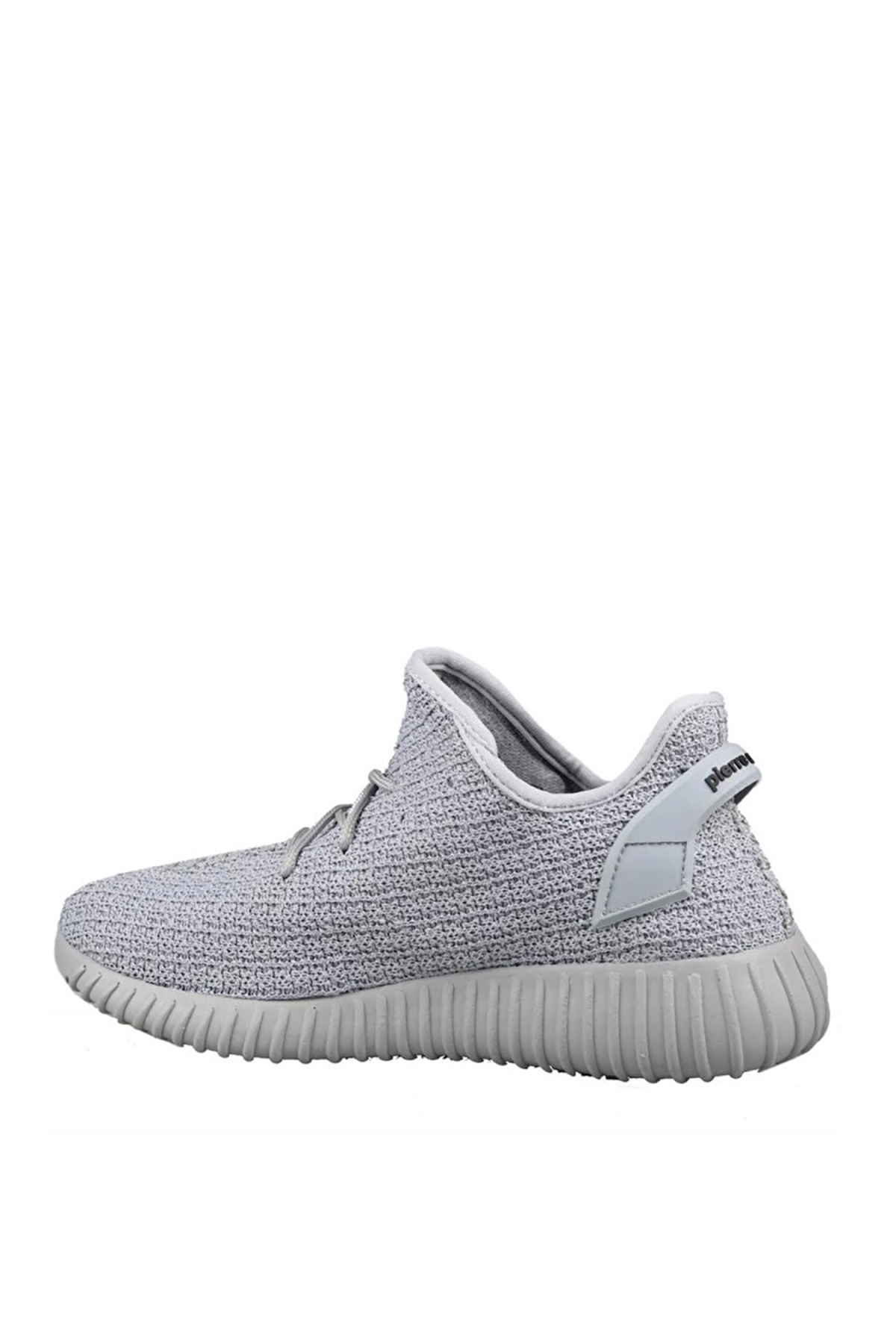 Pierre Cardiin Erkek Spor Aakkabı Yazlık Yeezy Bağsız Gri - Görsel 4