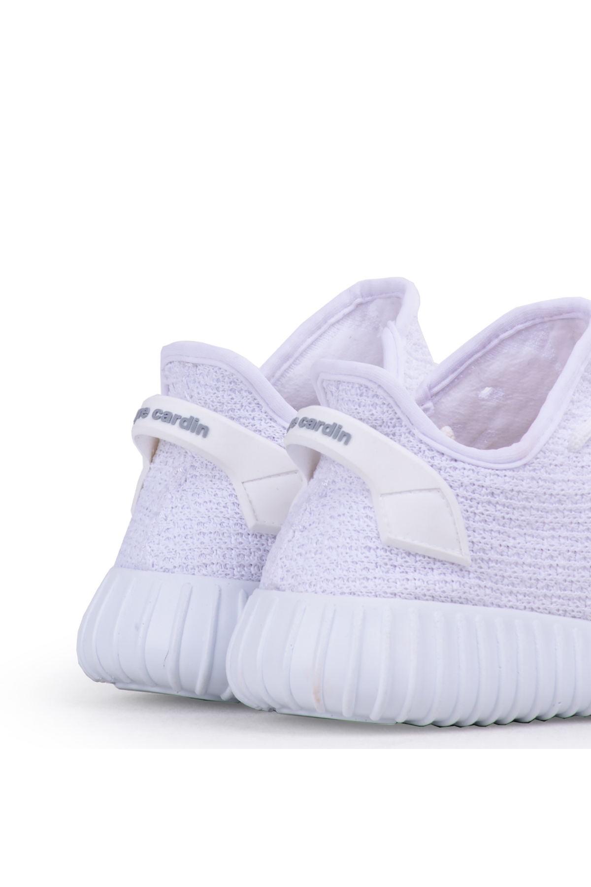 Pierre Cardiin Erkek Spor Aakkabı Yazlık Yeezy Bağsız Beyaz - Görsel 5