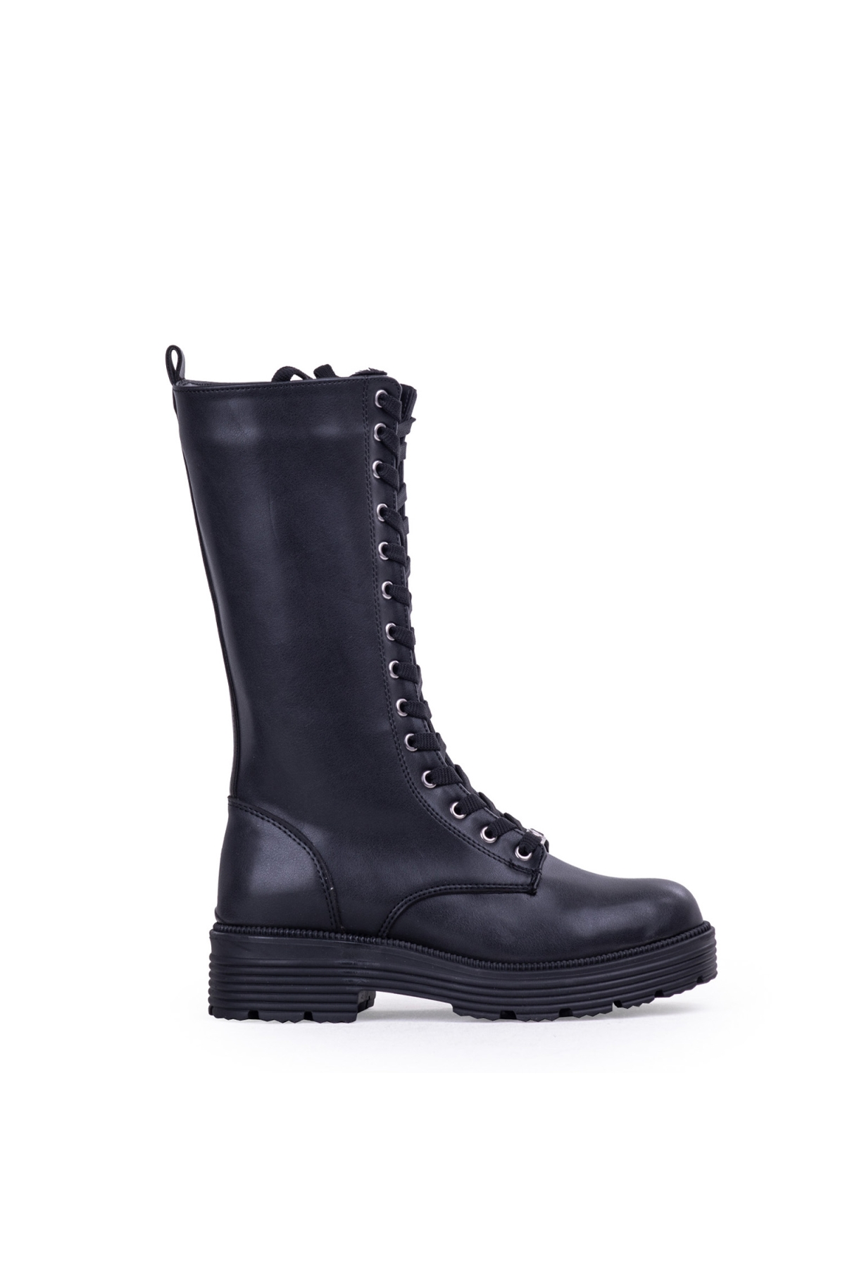 Pierre Cardin Fermuarlı Bağcıklı Kadın Postal Bot Siyah - Görsel 2