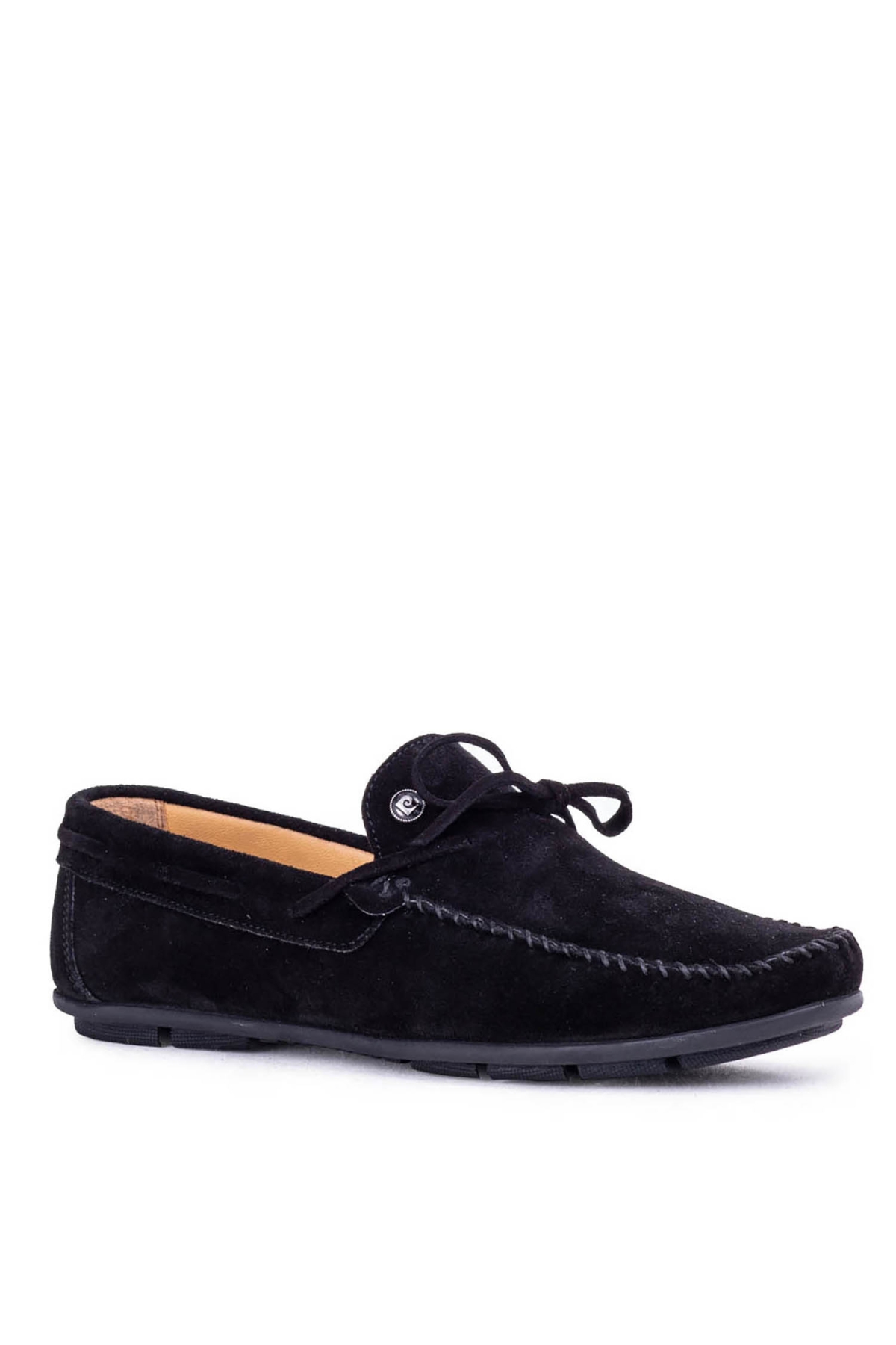 Erkek Nubuk Deri Yazlık Ayakkabı 10701 Siyah Süet - Görsel 3