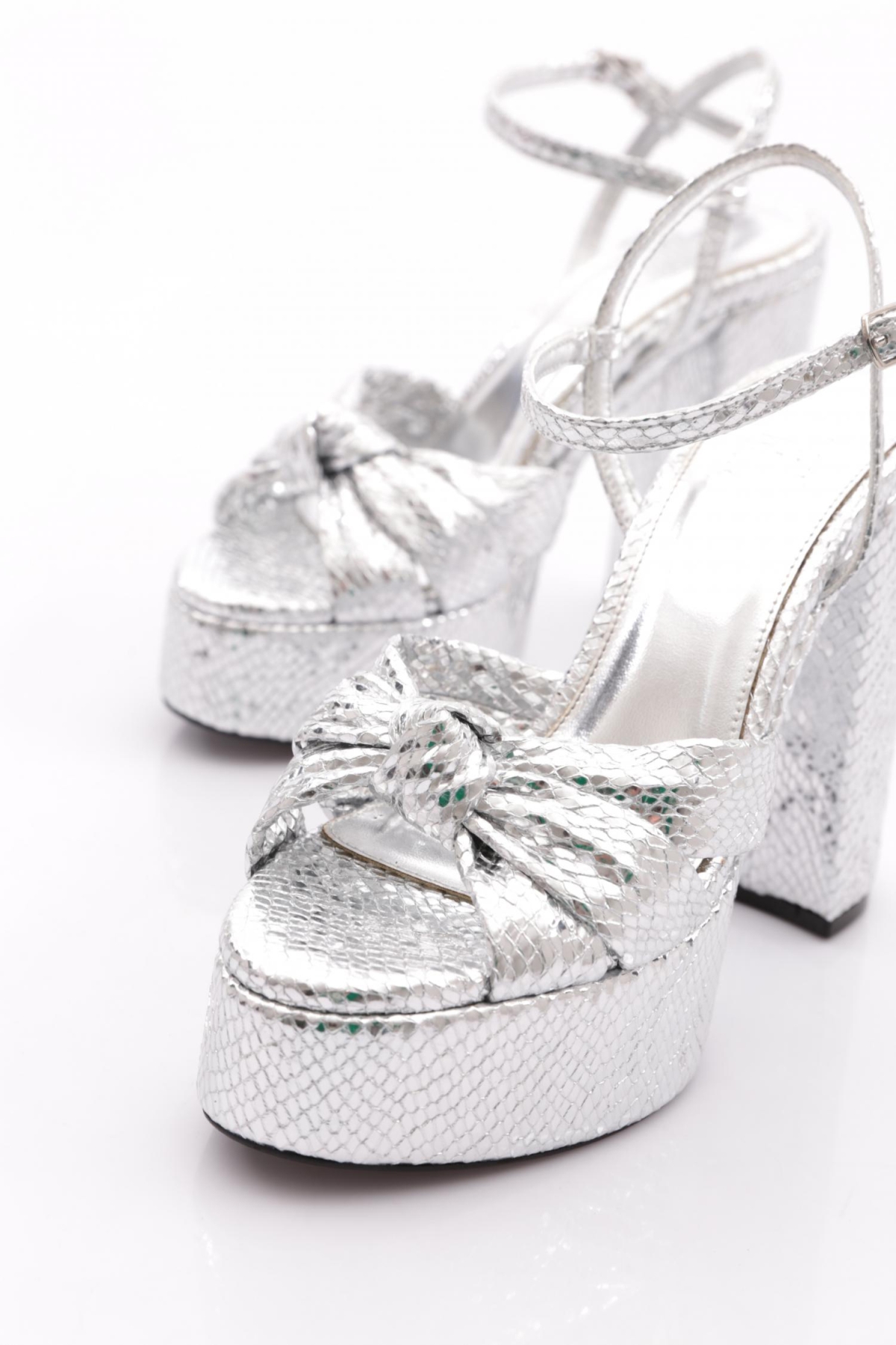 44 Kadin Platform Topuklu Ayakkabi - Görsel 5