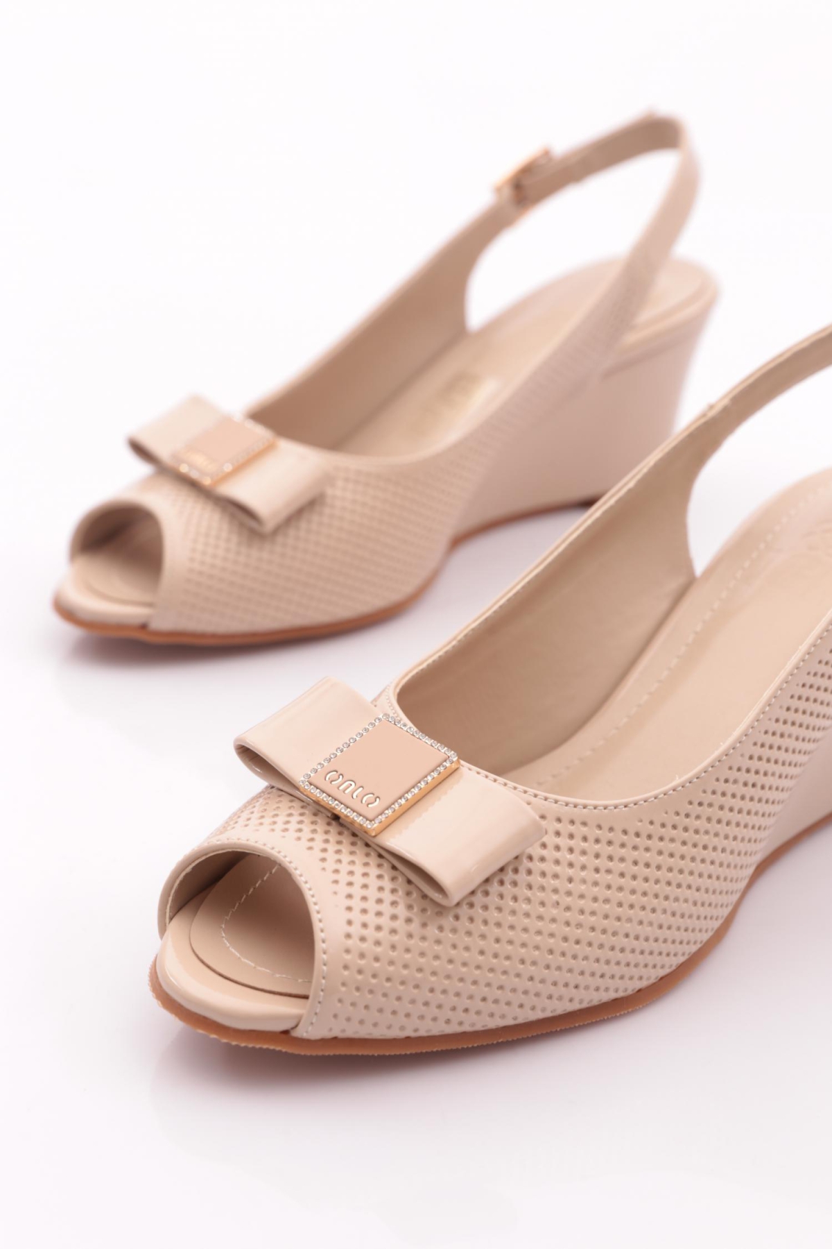 25830 Kadin Dolgu Taban Ayakkabi - Görsel 5