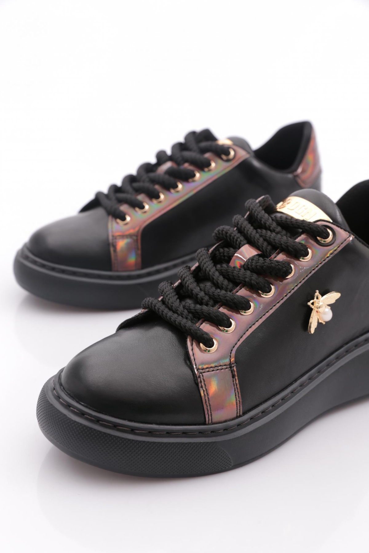 B2013 Kadin İnci Taşli Sneakers - Görsel 5