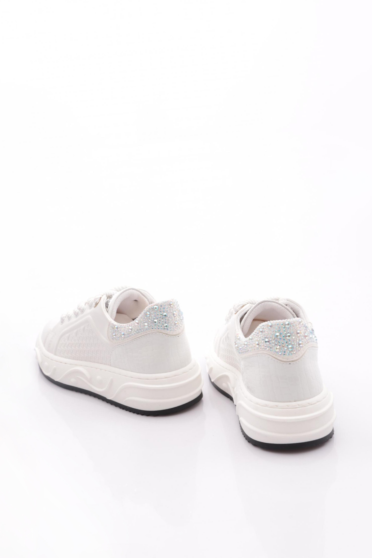 Dgn Dgn Beyaz B3001 Kadin Sneakers Ayakkabi | Flo Beyaz - 4. görsel