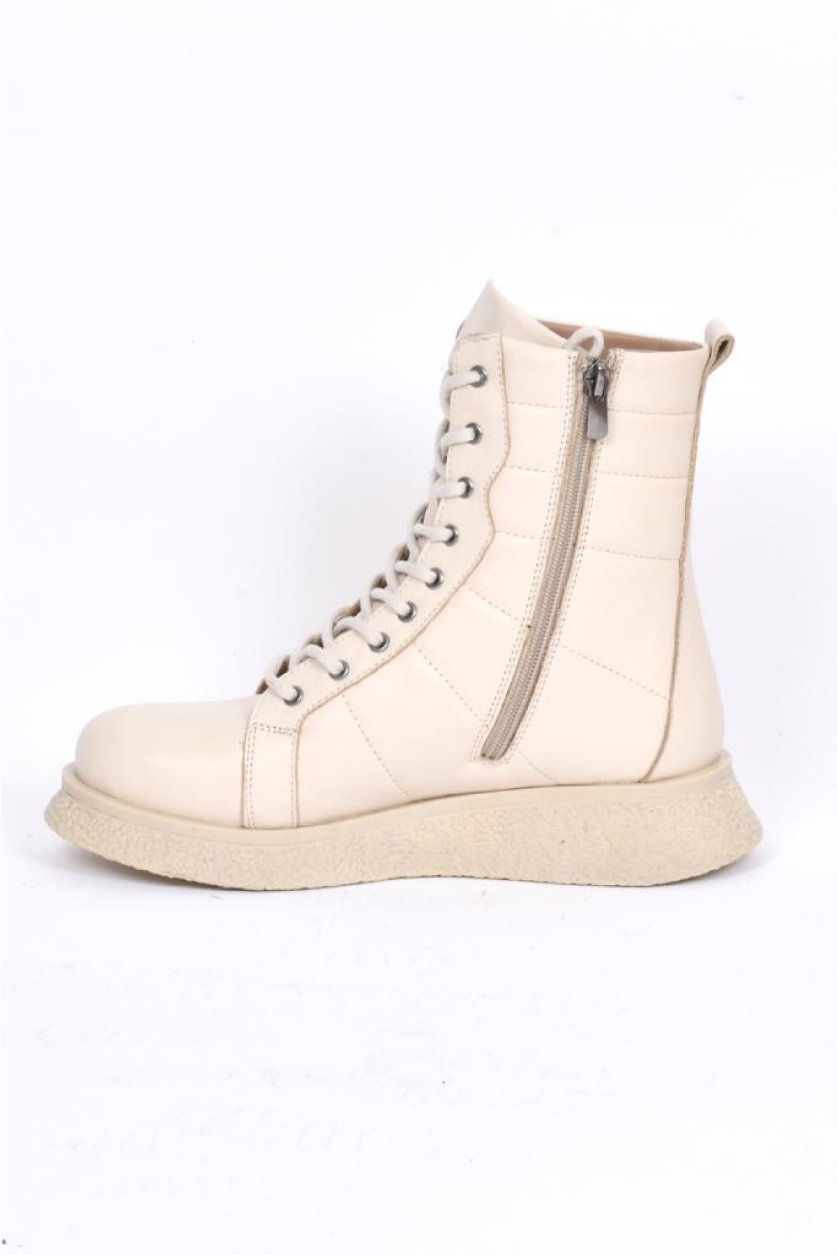 Z412610 Kadın Postal Deri Bot - Görsel 4