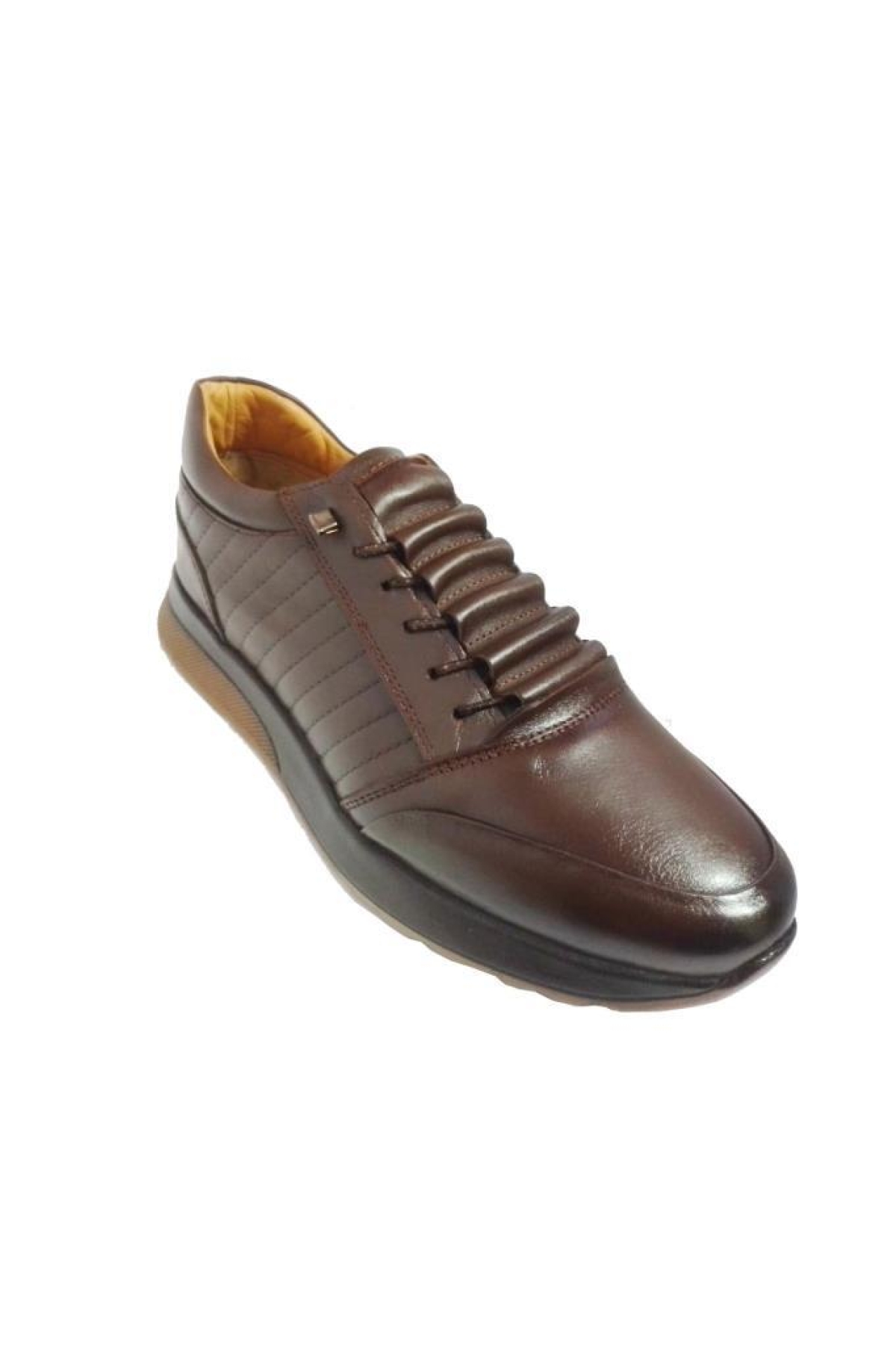 054-24 Hakiki Deri Topuk Dikeni Anatomik Erkek Ayakkabı - Görsel 2