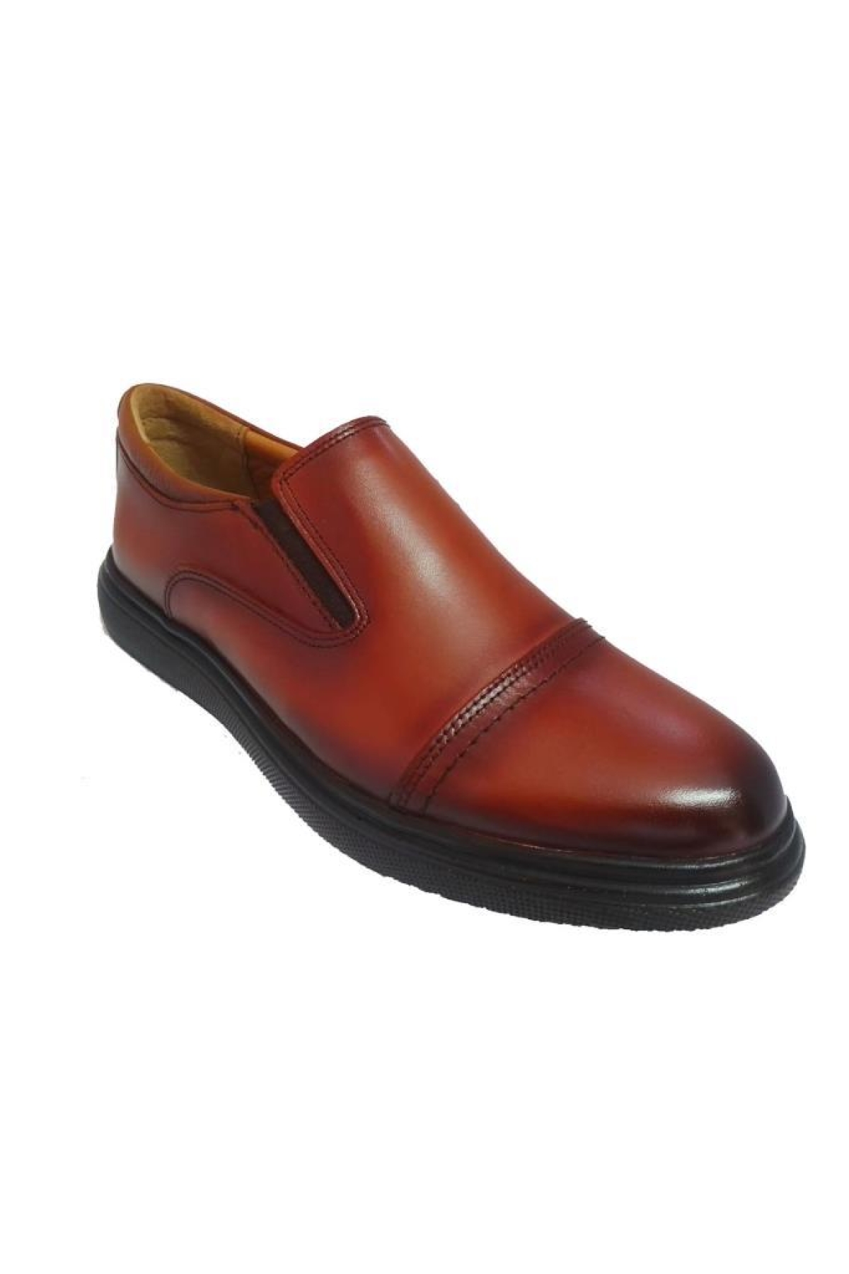 4882-24 Hakiki Deri Anatomik Erkek Ayakkabı - Görsel 2