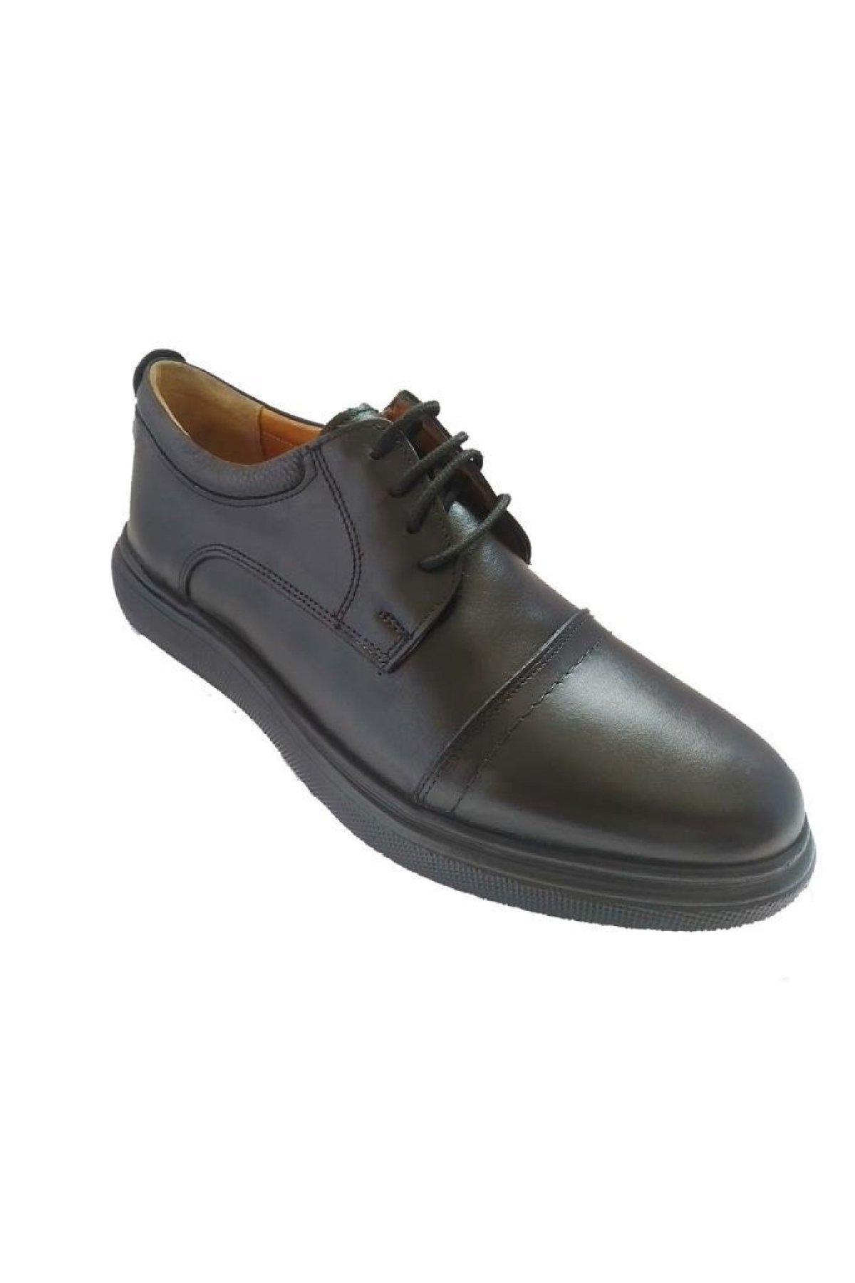 4883-24 Hakiki Deri Jel Topuk Anatomik Erkek Ayakkabı - Görsel 2
