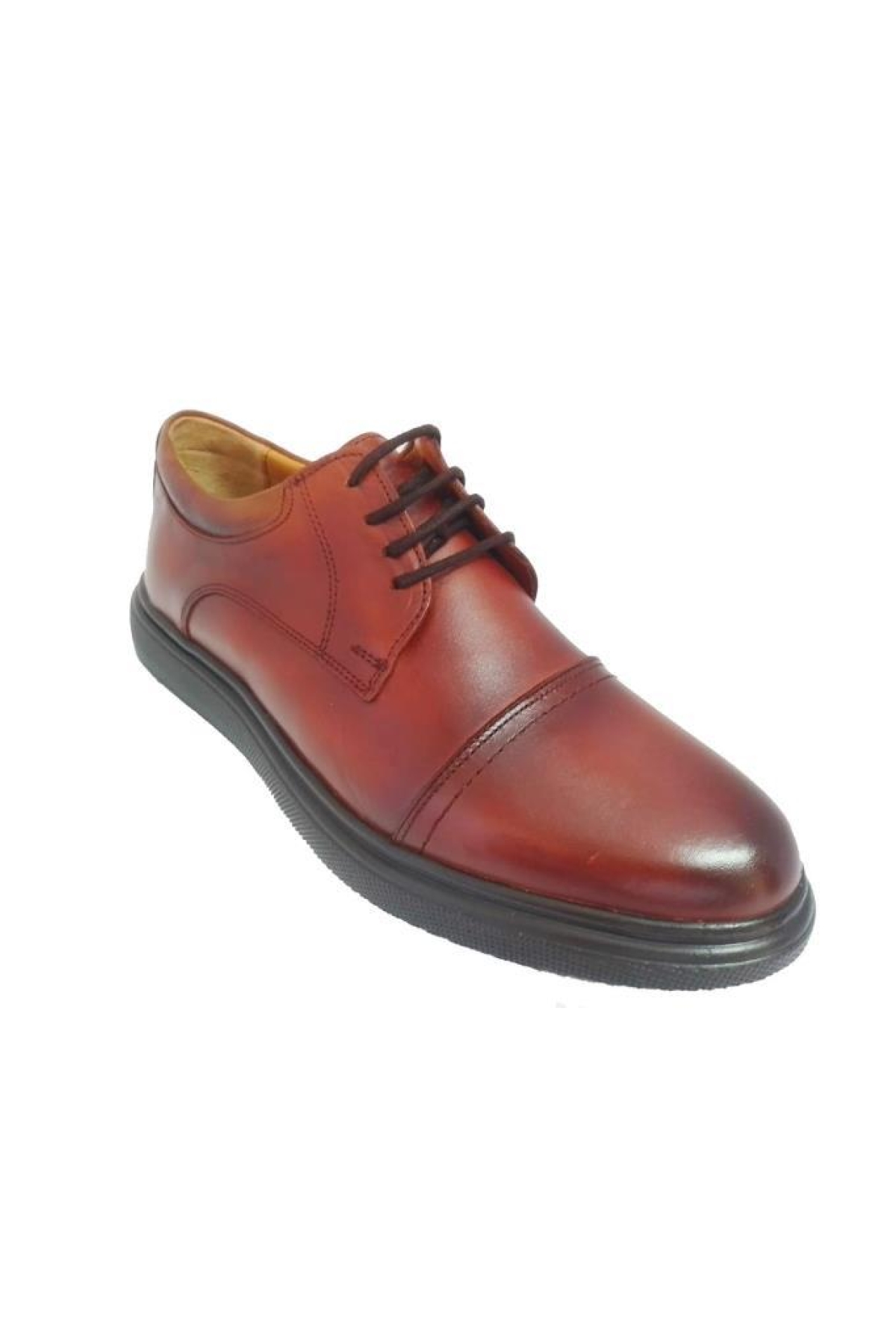 4883-24 Hakiki Deri Jel Topuk Anatomik Erkek Ayakkabı - Görsel 2